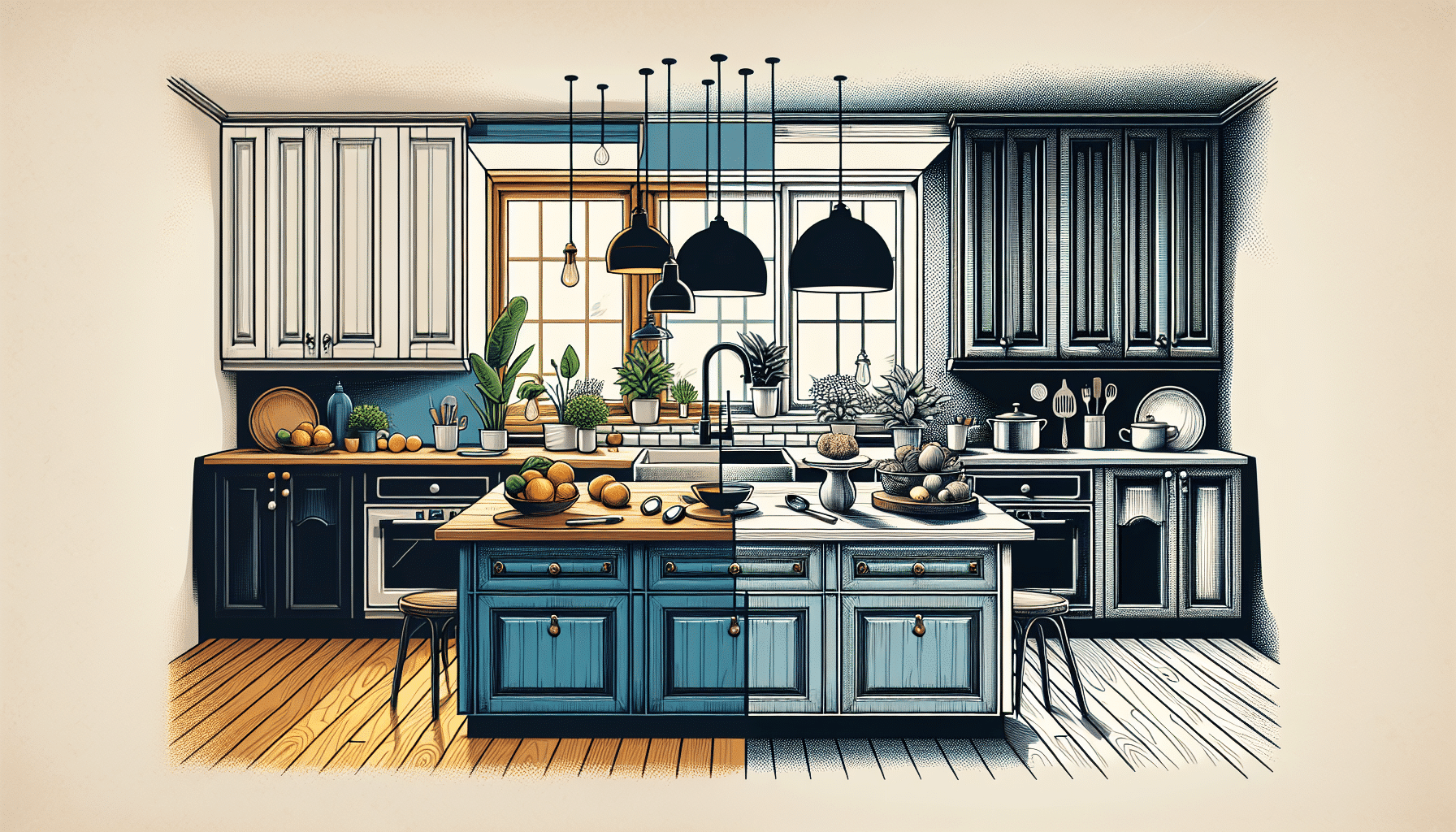 Renovación Sorprendente: Convierte una Cocina de los 70 en un Espacio ‘Vintage Chic’ con Solo 1500 Euros