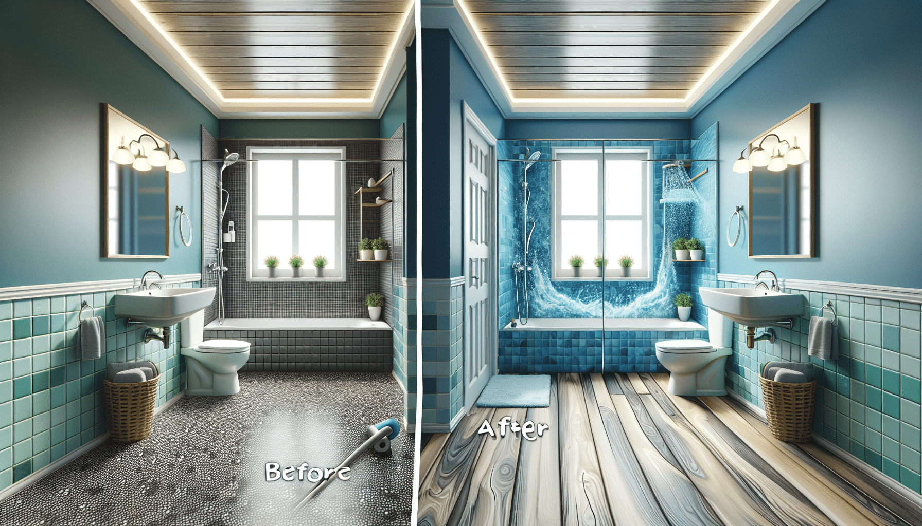 Transforma Tu Baño de Manera Económica con Suelo Vinílico: ¡Descubre los Resultados!