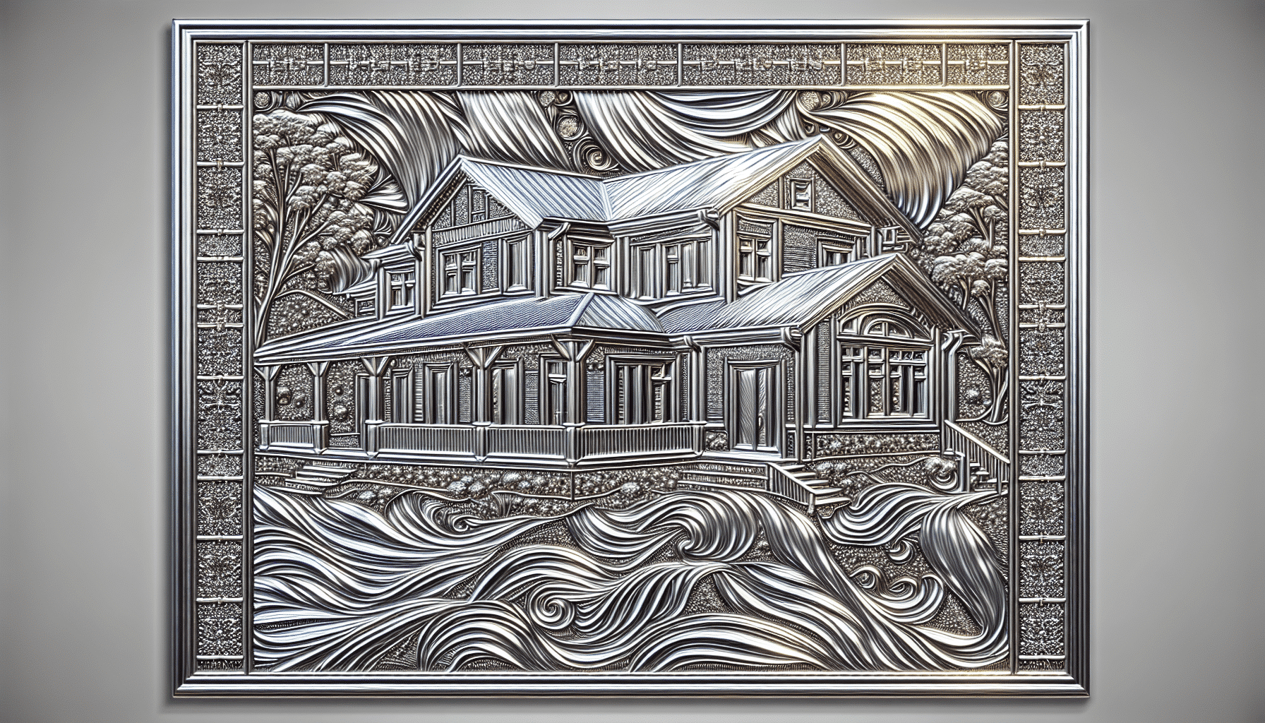 Transforma Tu Hogar con Esta Elegante Idea de Decoración Utilizando Papel de Aluminio Reciclado