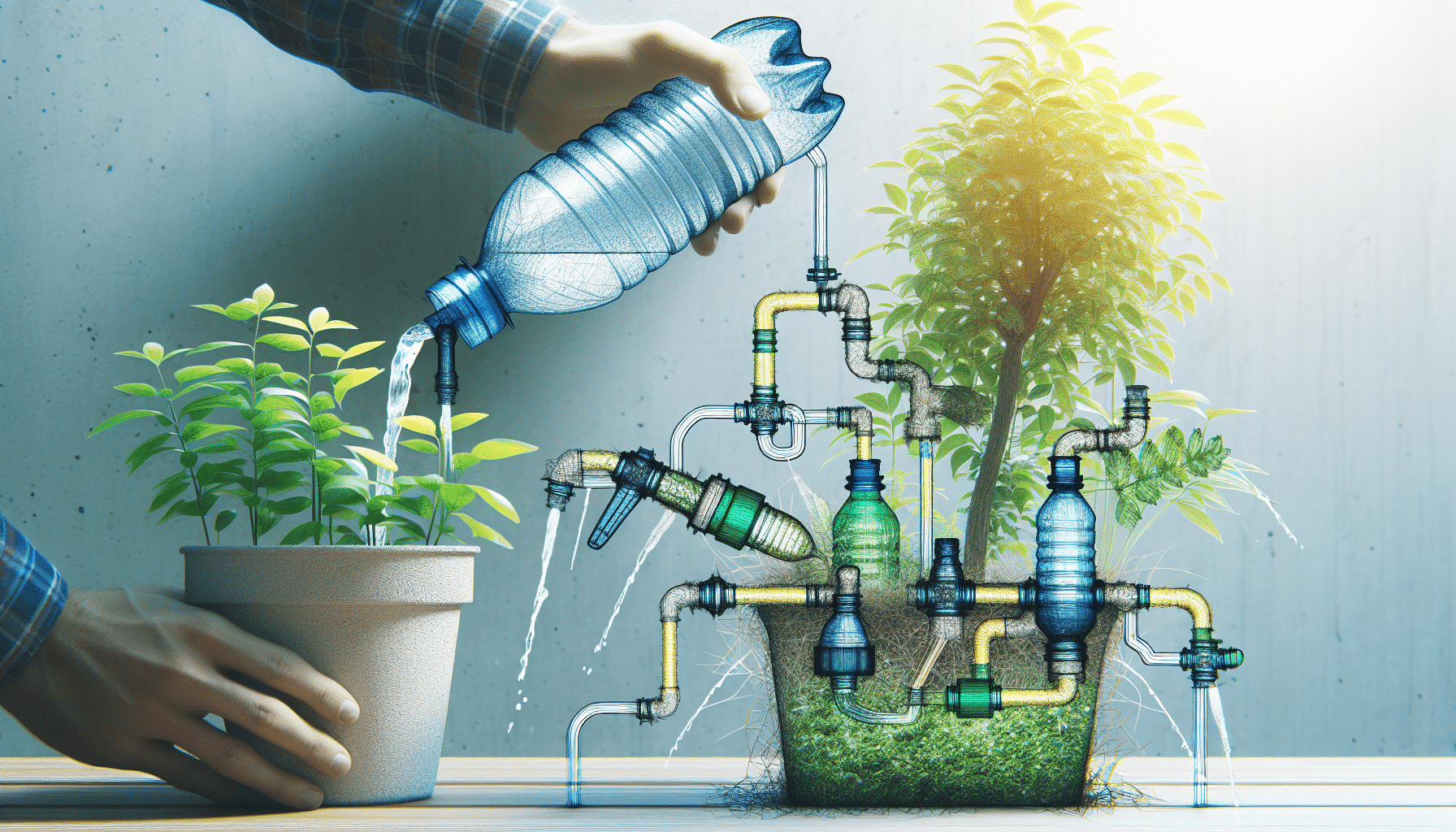 Sistema de Riego Autosostenible: Reutilización de Botellas Plásticas para Cuidado Eficiente de Plantas