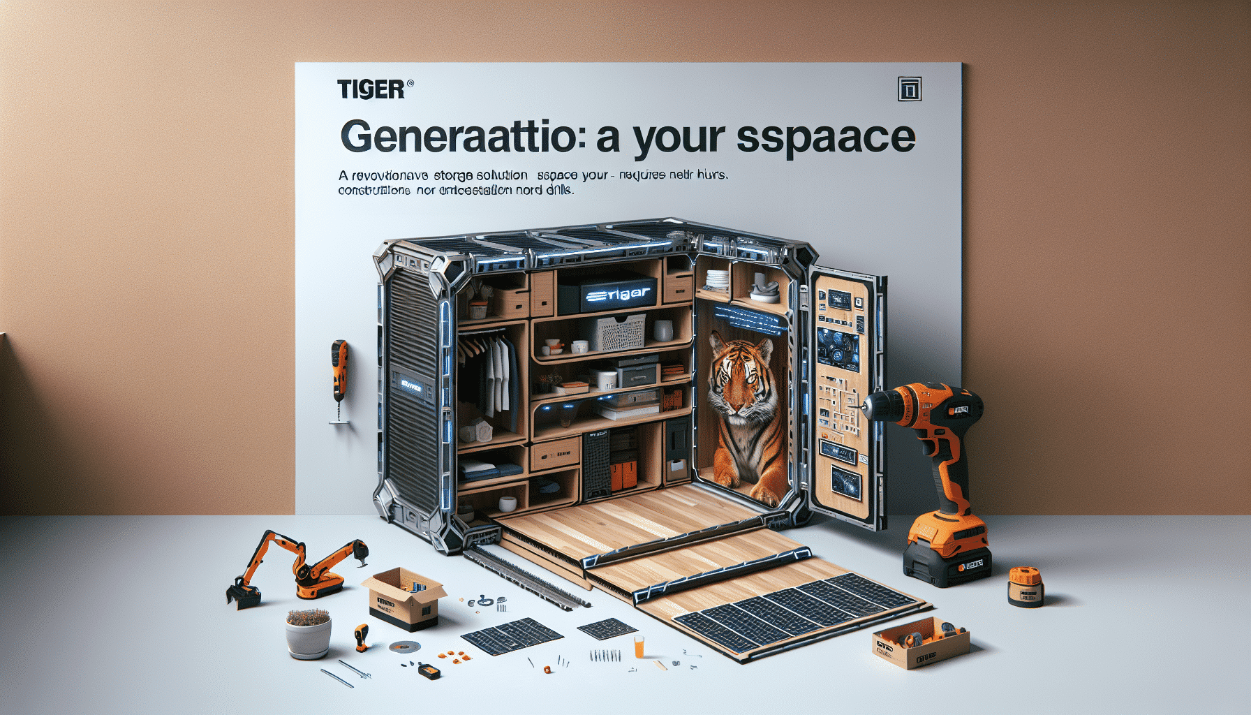 Tiger Innova con Solución de Almacenamiento que Maximiza Espacio sin Obras ni Taladros