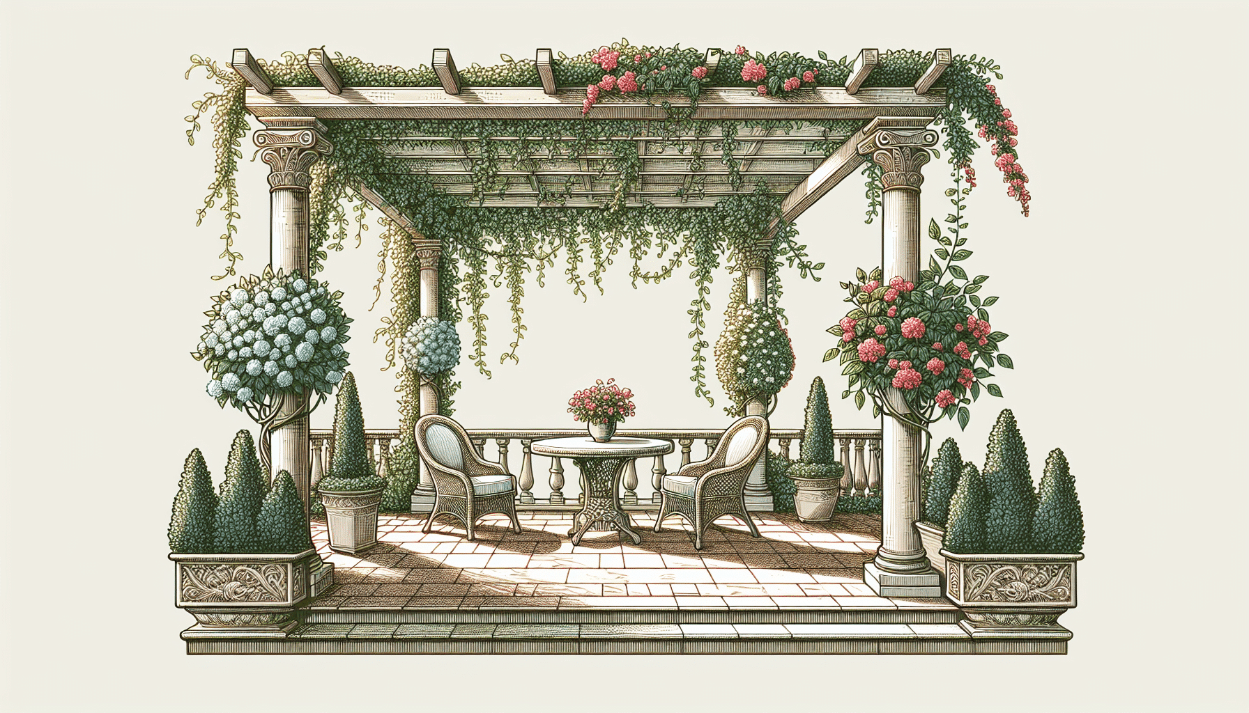 Renueva Tu Pérgola: Tres Plantas Trepadoras Imprescindibles para Tu Terraza o Jardín
