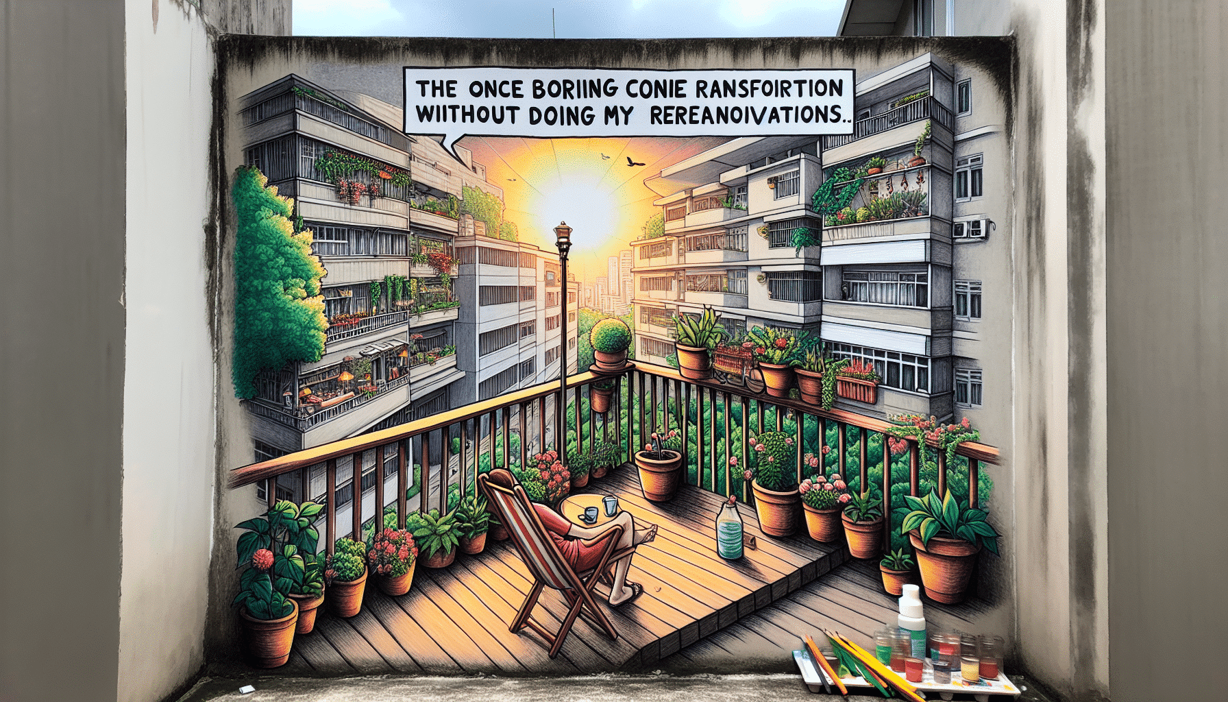 De Balcón Aburrido a Refugio Soñado: Descubre Cómo Transformé Mi Espacio Sin Obras