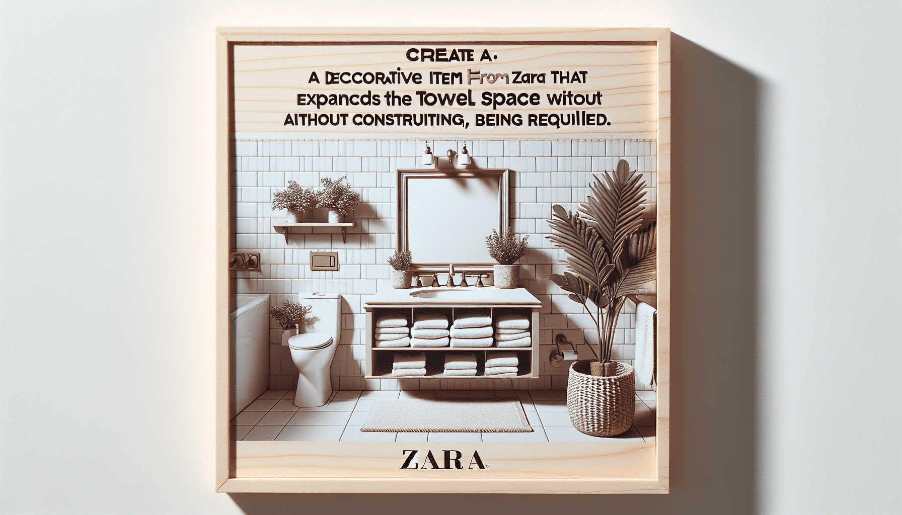 Zara Home Revoluciona la Organización del Baño con Elegantes Soluciones Decorativas para Toallas
