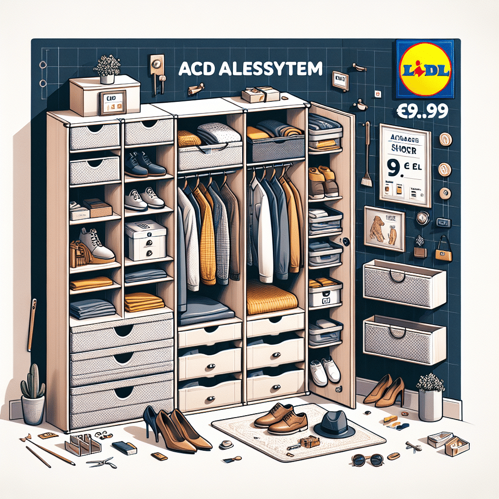 Lidl Lanza Organizador de Armarios y Cajones por Solo 9,99 Euros