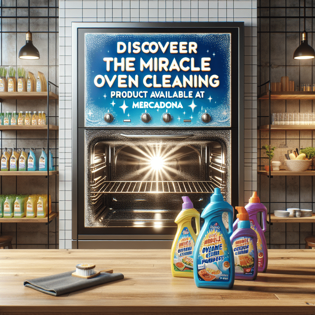 Descubre el Producto Milagroso de Limpieza para Hornos Disponible en Mercadona