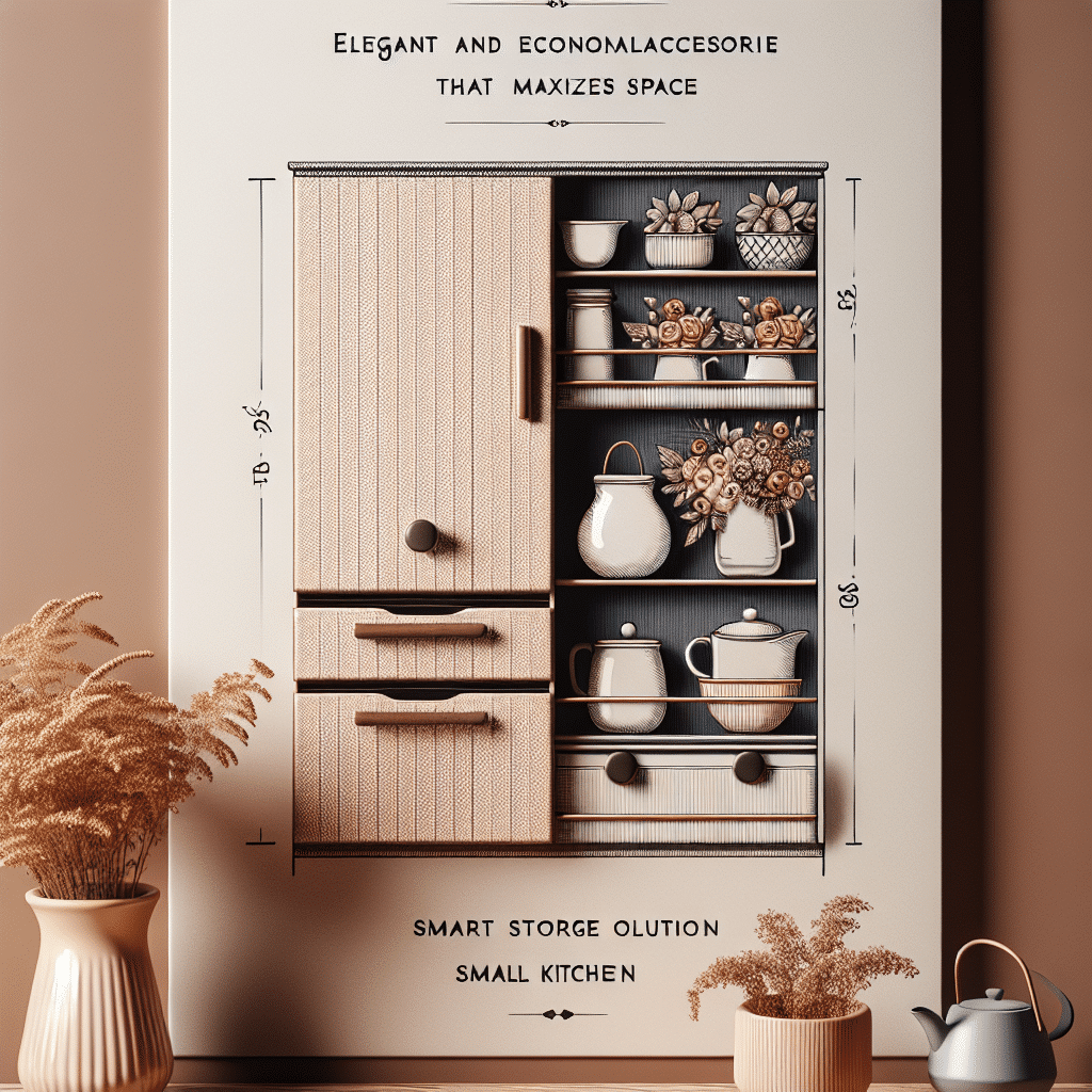 Elegante y Económico Accesorio de Diseño para Maximizar Espacios en Cocinas Pequeñas