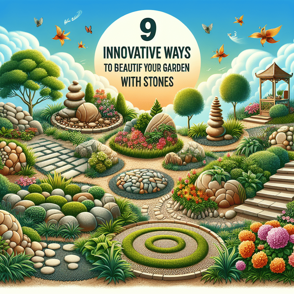 9 Innovadoras Formas de Embellecer Tu Jardín con Piedras