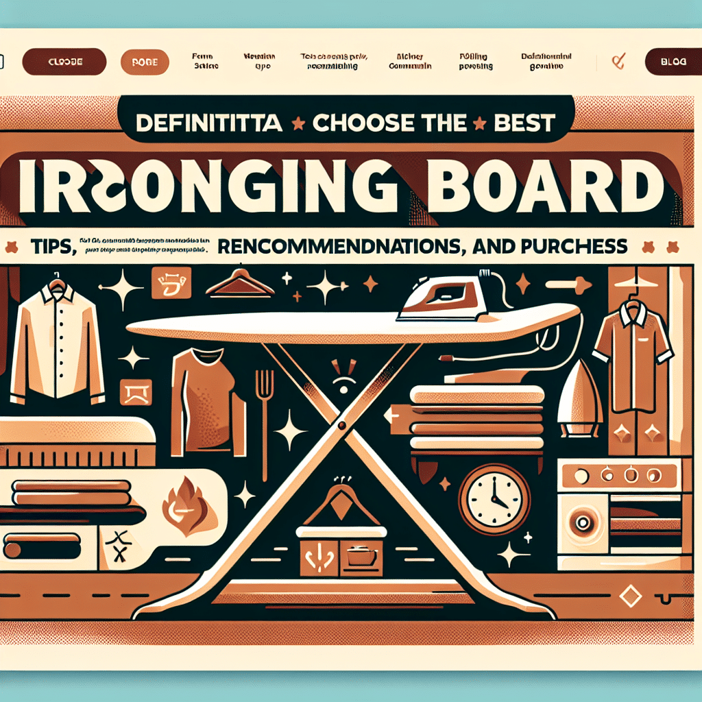 Guía Definitiva: ¿Cómo Elegir la Mejor Tabla de Planchar? Consejos, Recomendaciones y Compras