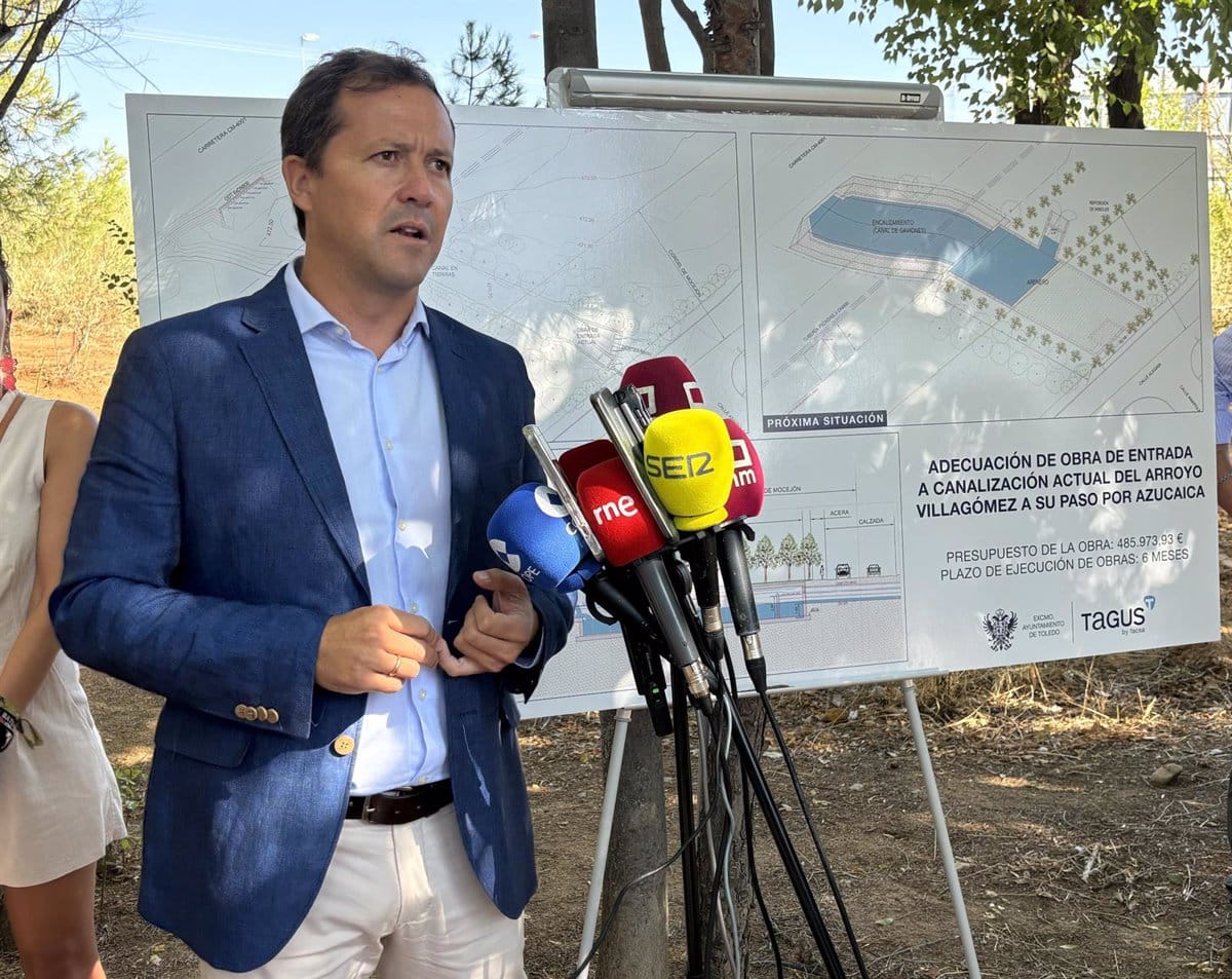 Azucaica (Toledo) da inicio a las obras de su colector para prevenir inundaciones un año después de la devastadora DANA que impactó la región.