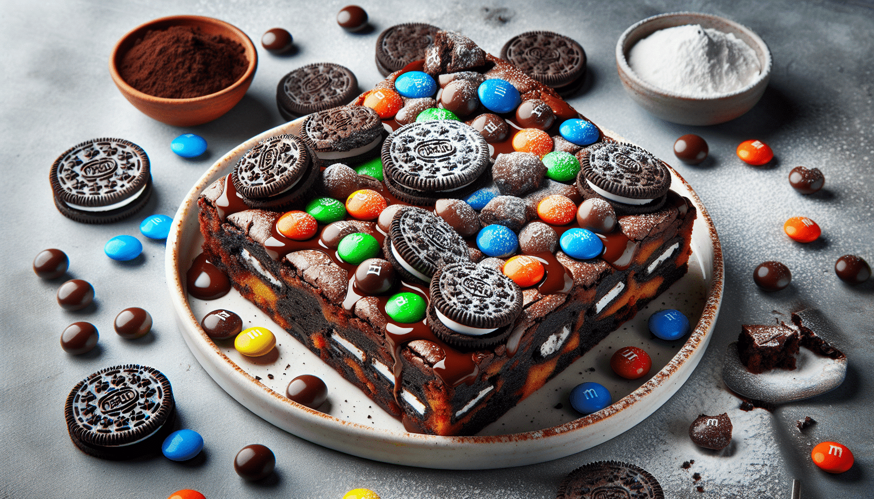 Brownies de Oreo y M&M: ¡El Postre Irresistible Que No Puedes Dejar de Probar!