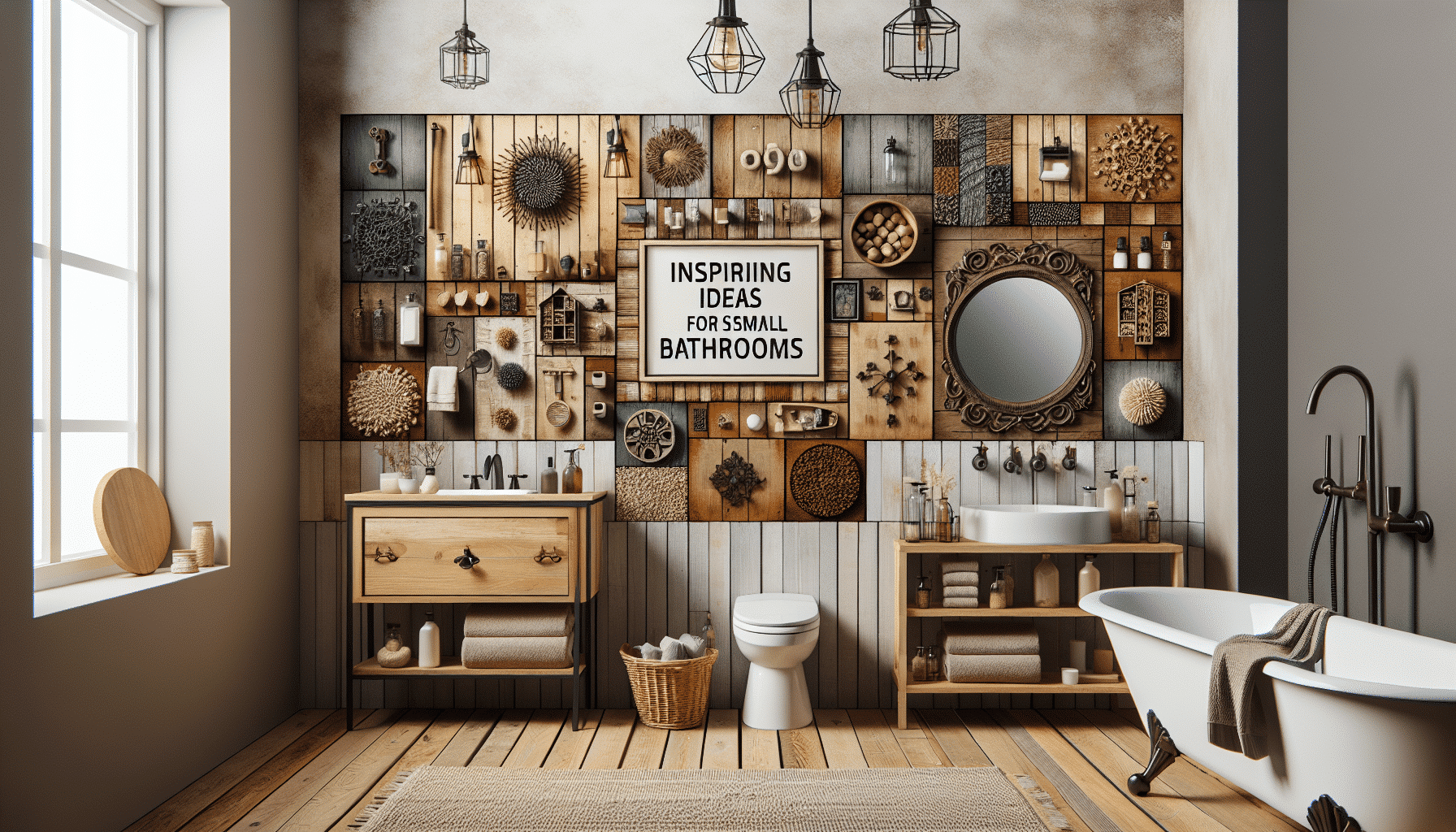 Colores Innovadores para Baños Pequeños con Estilo Rústico: Tendencias 2024