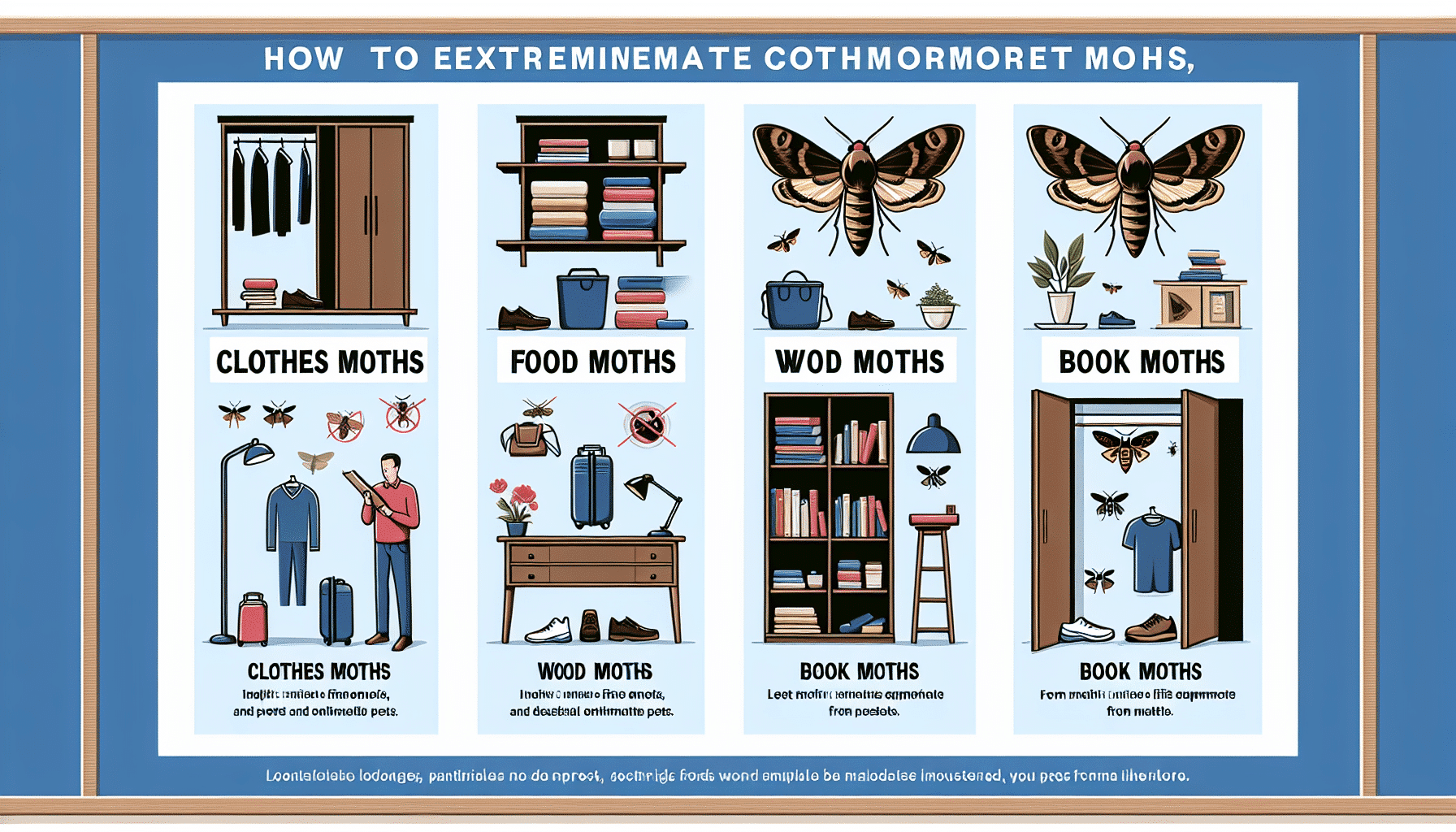 Guía Definitiva para Eliminar Polillas: Protege tu Ropa, Comida, Madera y Libros Eficazmente