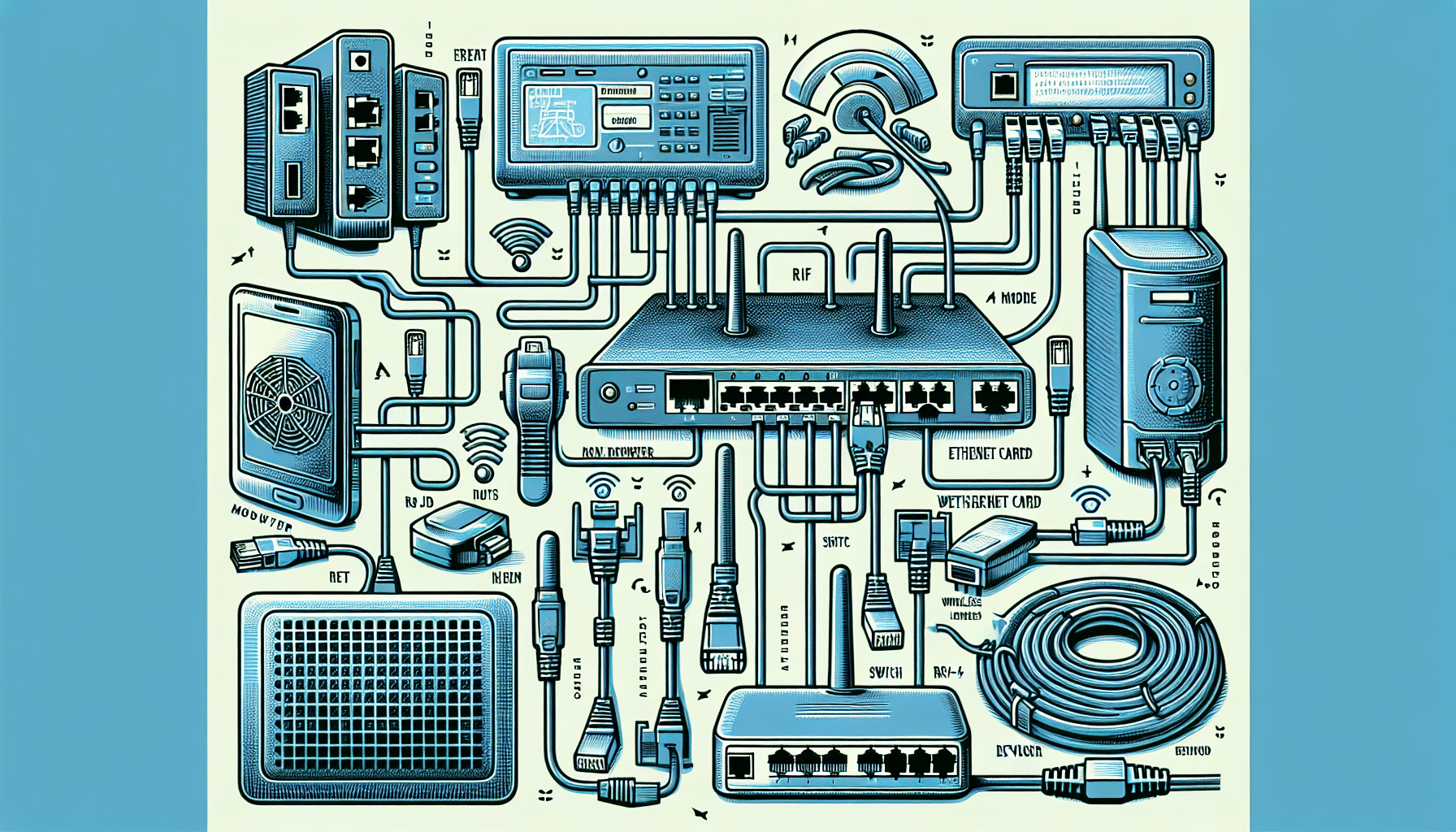 Elementos Esenciales para Configurar una Red Ethernet