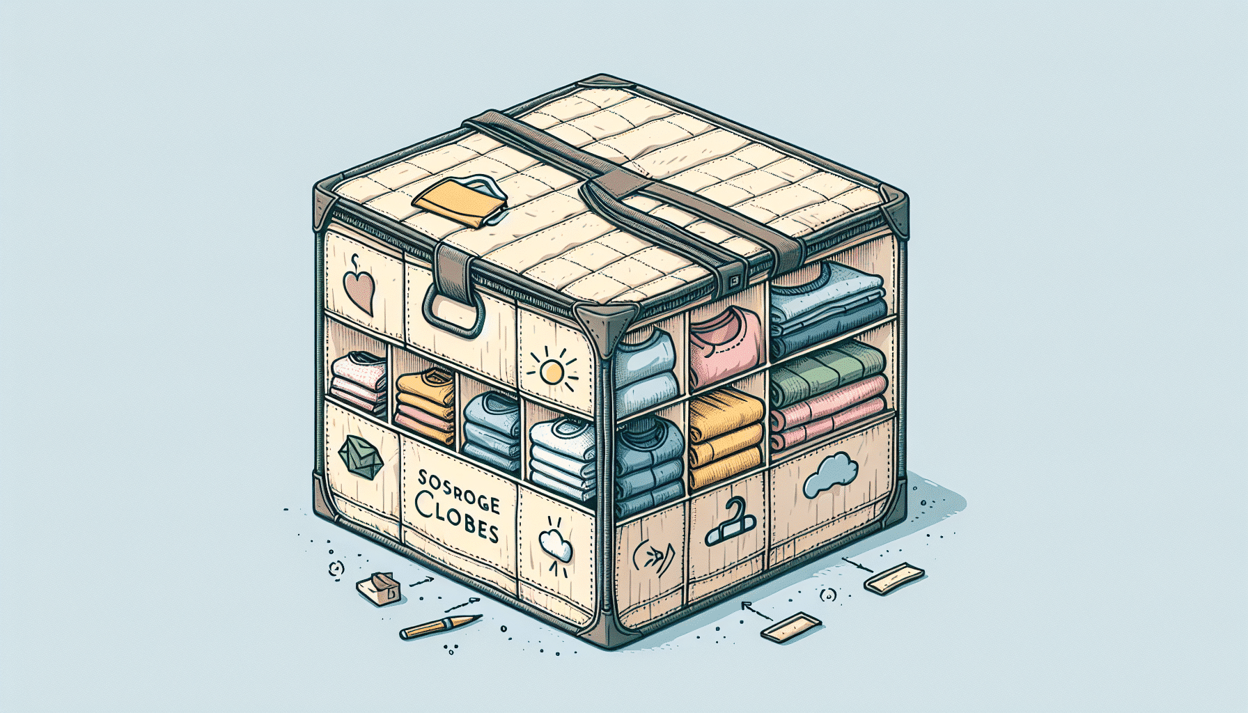 Cubo de Almacenamiento Plegable, Inodoro y Ideal para Ropa de Temporada y Sucia