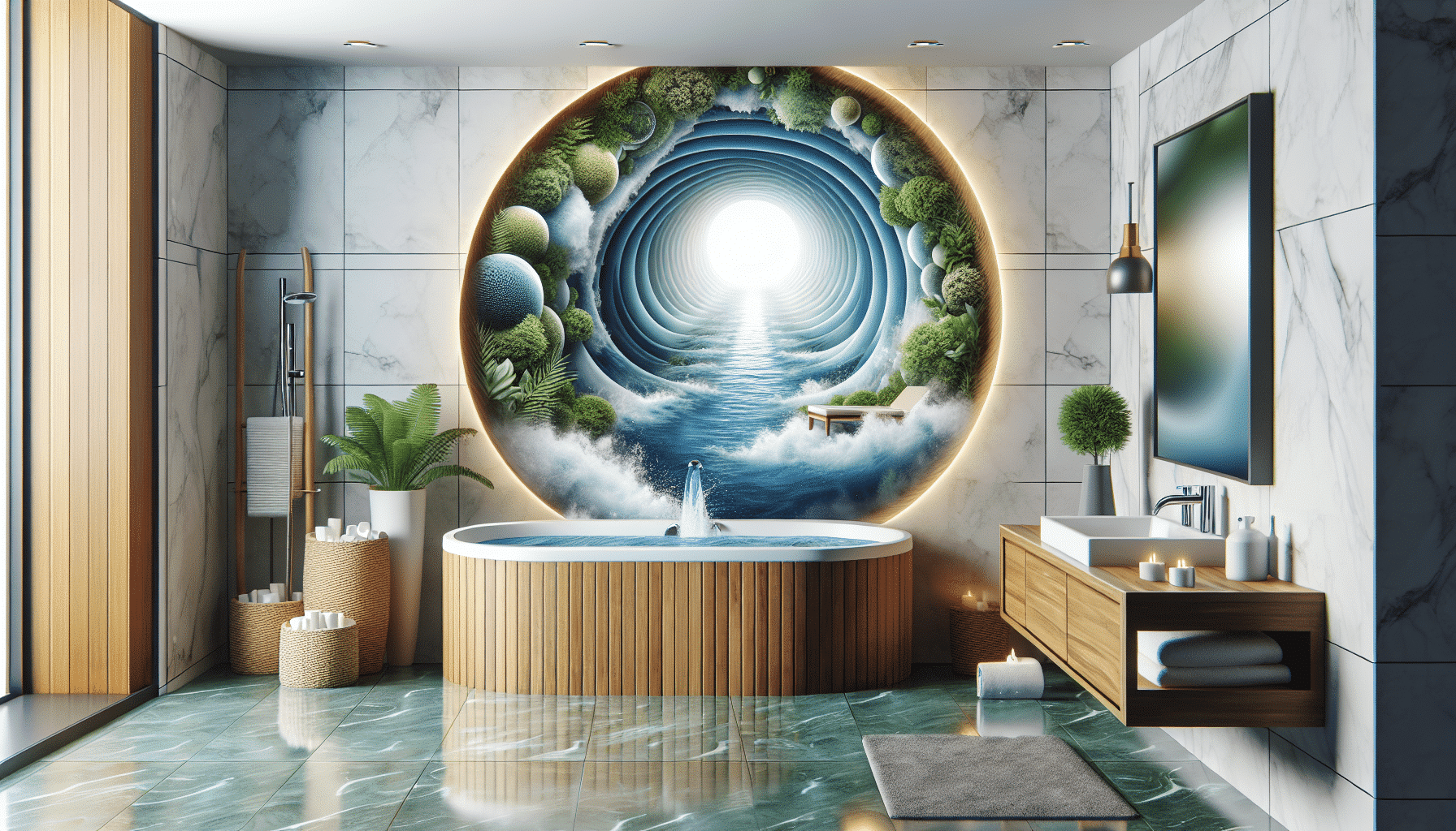 Creando un Spa Personal: El Arte del Diseño de Baños con Hidromasaje