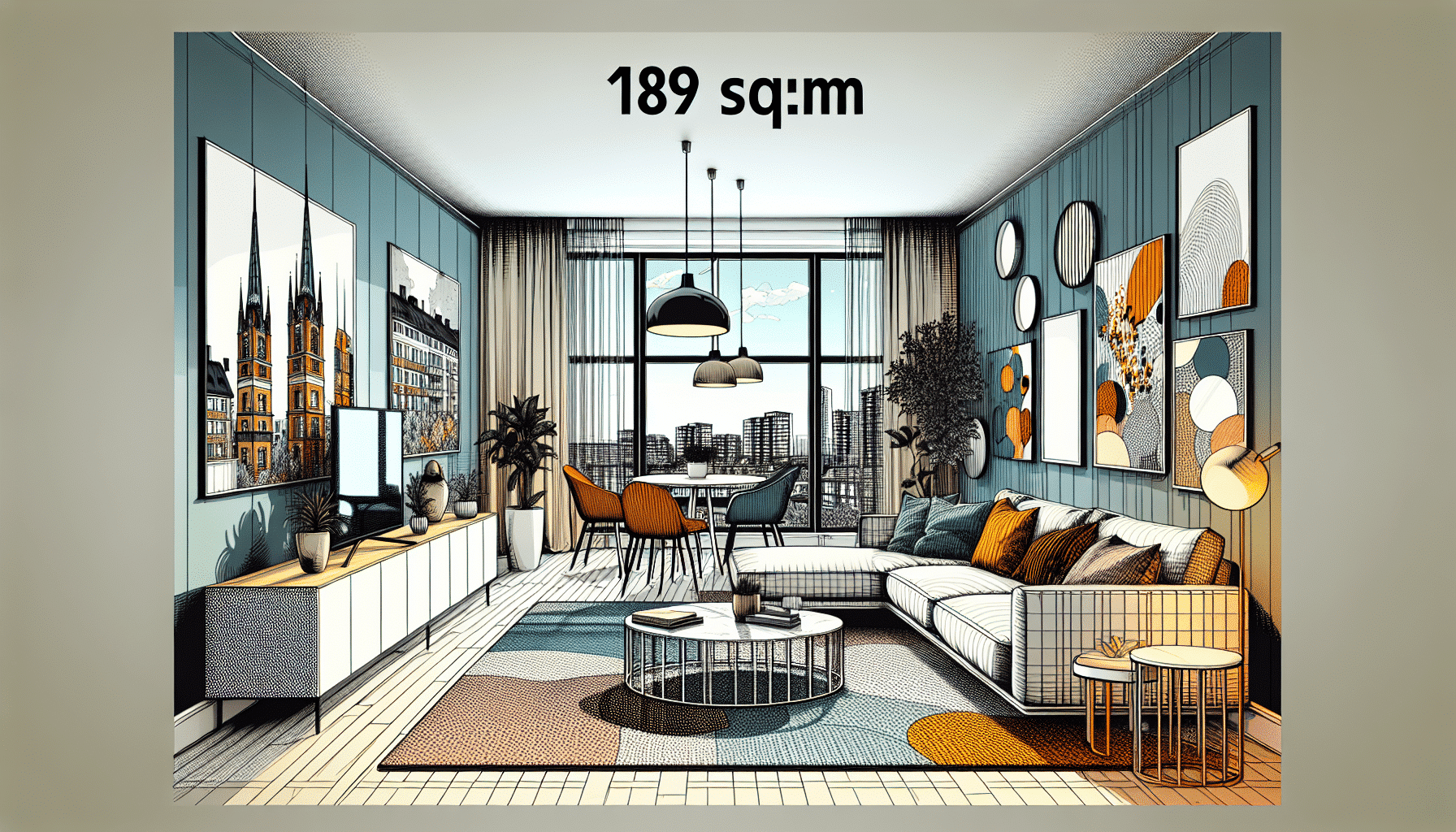 Explora un Apartamento de 189 m² en Estocolmo: Diseño Nórdico con un Toque Pop