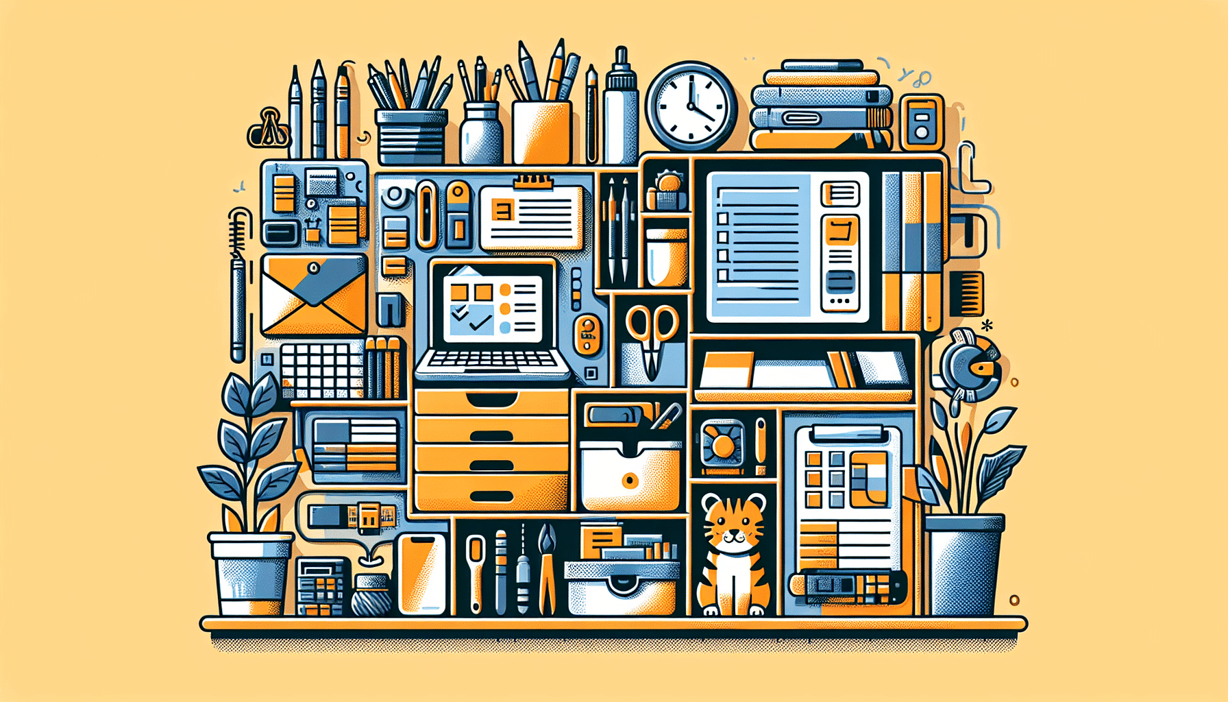 Transforma Tu Espacio de Teletrabajo: El Organizador de Escritorio de Tiger para una Productividad Sin Desorden