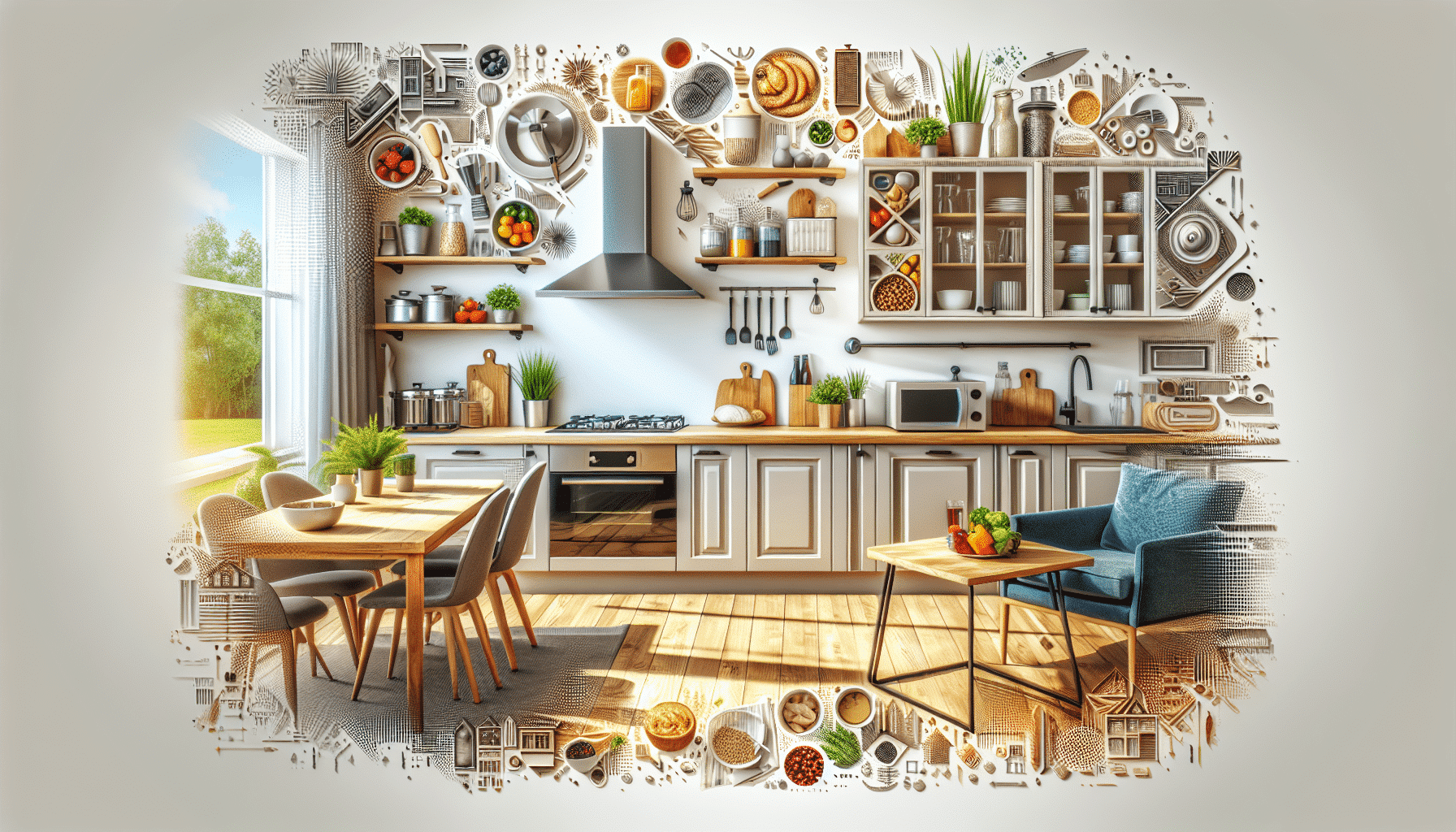 La Elegancia Perfecta: El Elemento Ideal para Cocinas Abiertas al Salón