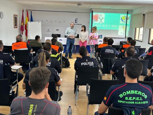 Capacitación en cambio climático, reanimación cardiopulmonar y soporte vital para 58 estudiantes de la región.