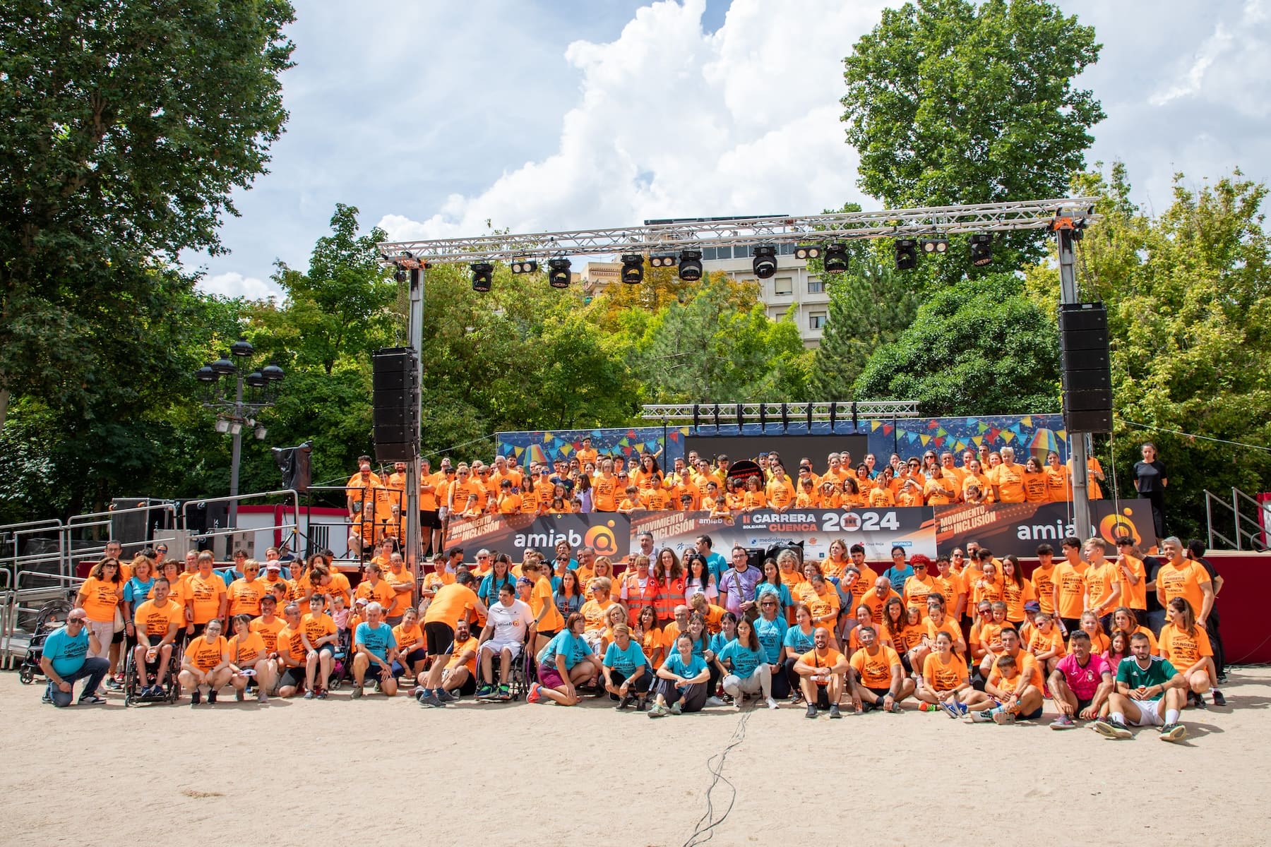La II Carrera Solidaria de Amiab Cuenca reúne a casi 400 participantes en una jornada de inclusión y deporte