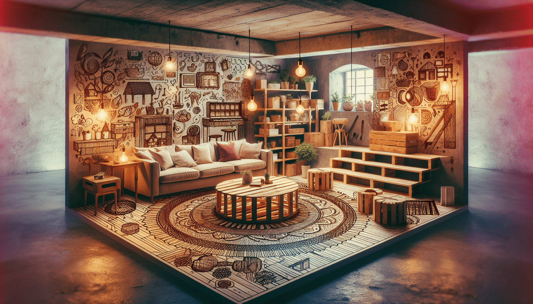 Transforma tu Sótano con Creatividad y Ahorro: Ideas de Decoración Económica