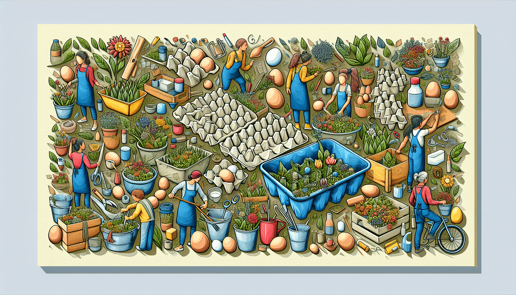 Curiosas Tendencias: El Aumento en la Conservación de Cartones de Huevos y sus Peculiares Usos