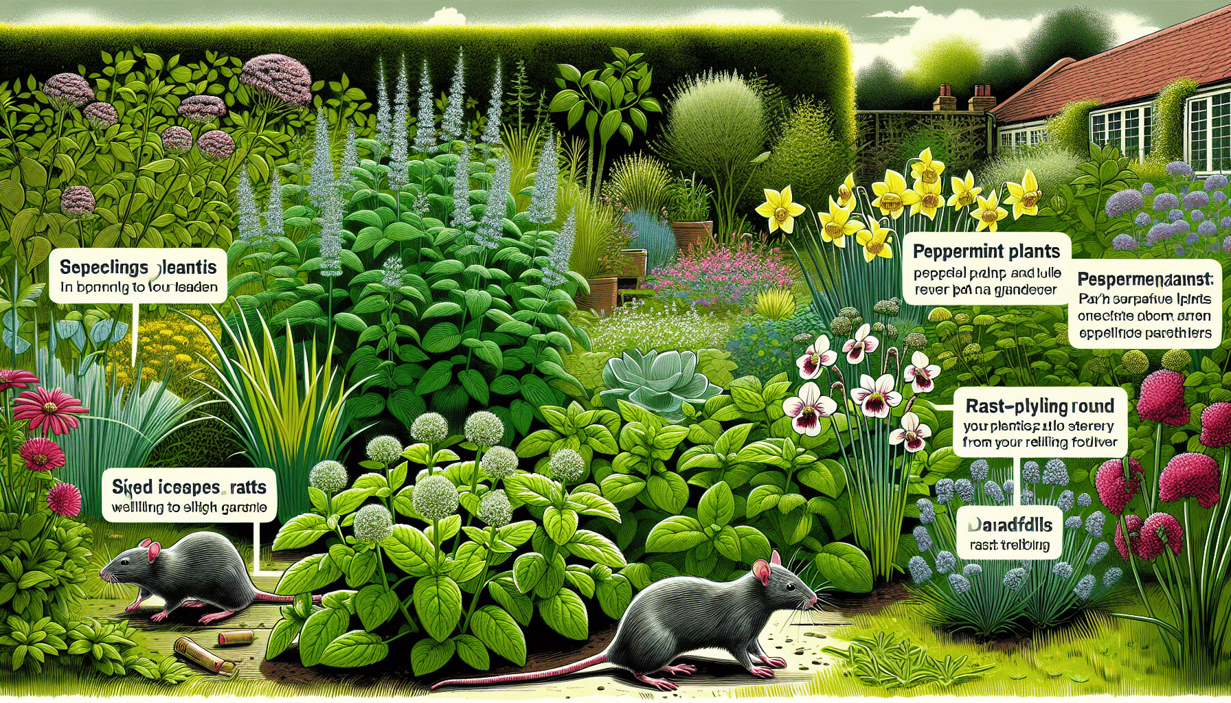 Estas Plantas Ahuyentan Ratas para Mantener Tu Jardín Libre de Plagas