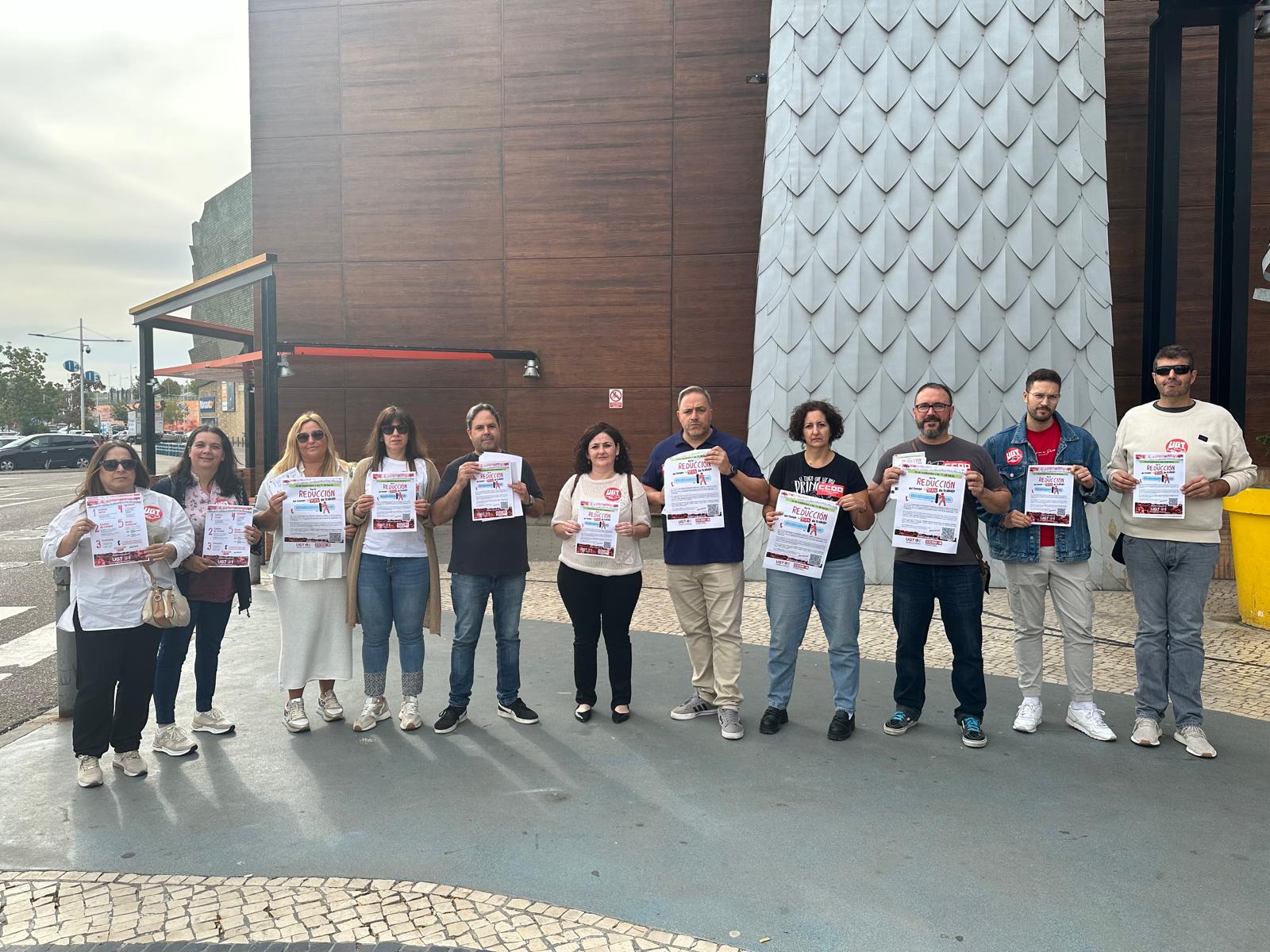 Sindicatos UGT y CCOO aumentan la movilización en Toledo para promover la reducción de la jornada laboral.