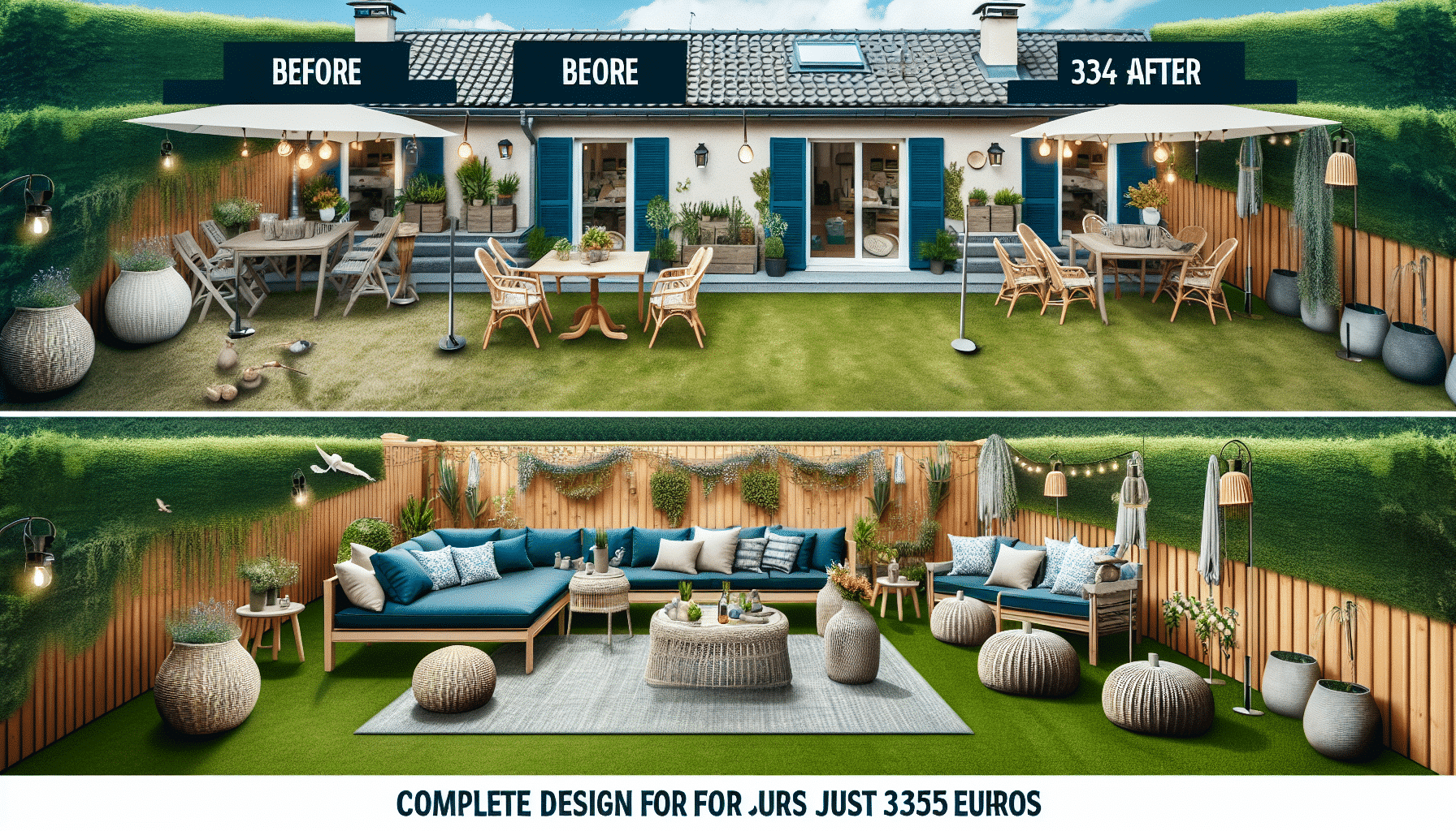 Renueva Tu Patio con Solo 355 Euros: Diseño Integral y Accesorios de Ikea