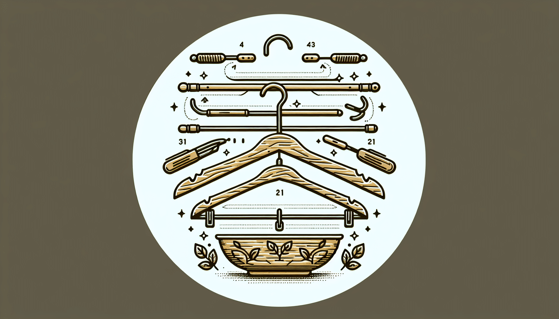 Convierte Tus Antiguas Perchas de Madera en un Sofisticado Escurridor de Platos en Solo Dos Pasos