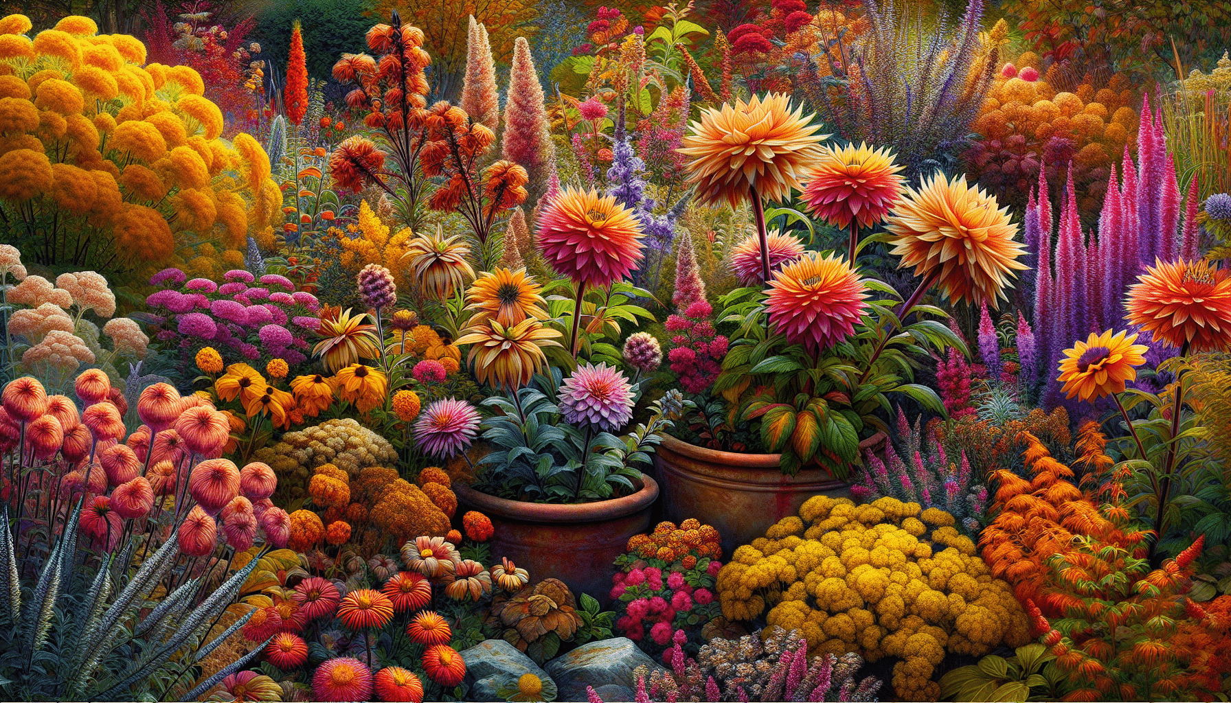 Vibrantes Tres Plantas Perennes: Colores Otoñales para Revitalizar Tu Jardín