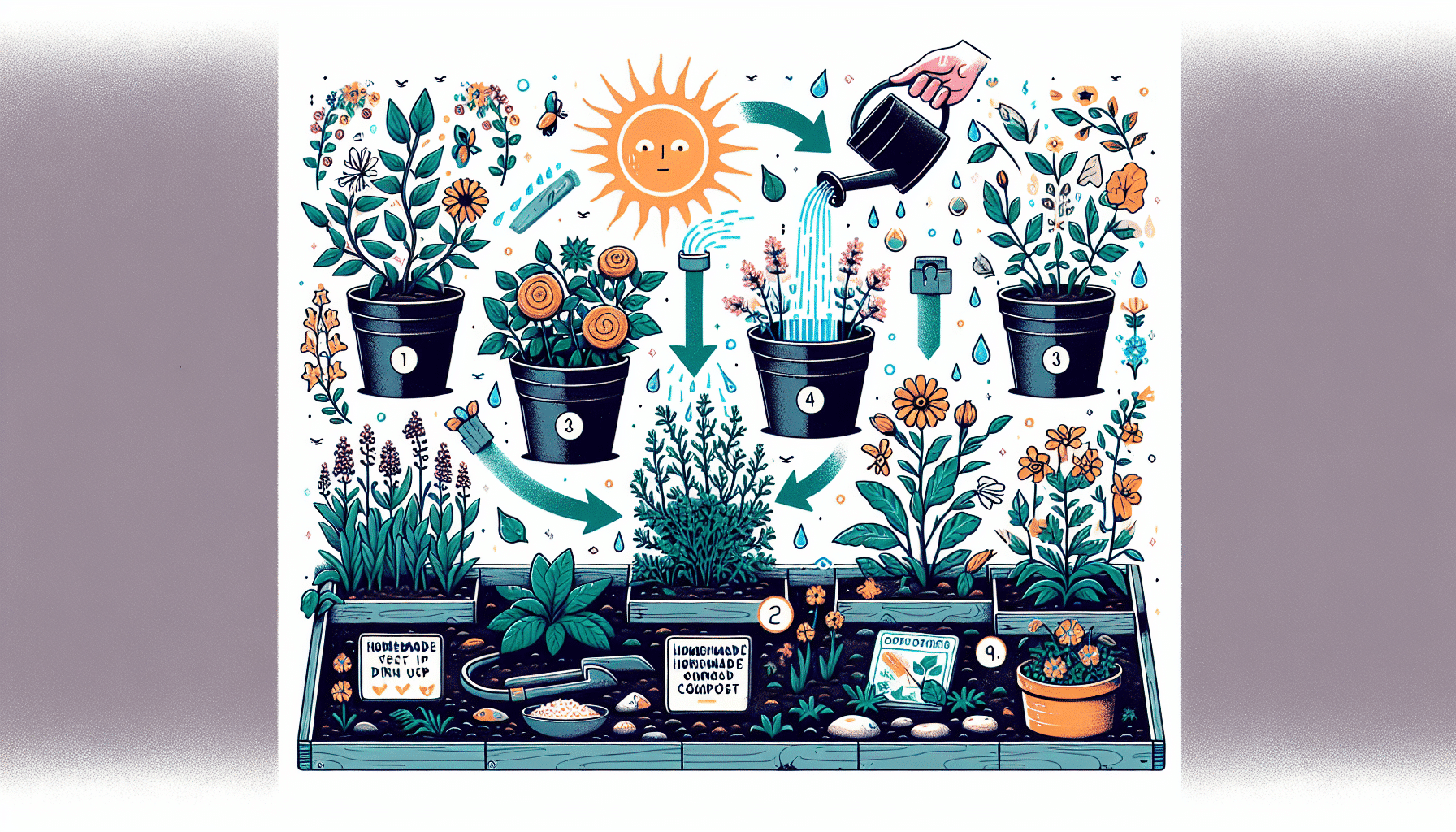 Increíble Técnica Casera para Recuperar Plantas Secas y Marchitas Afectadas por el Sol