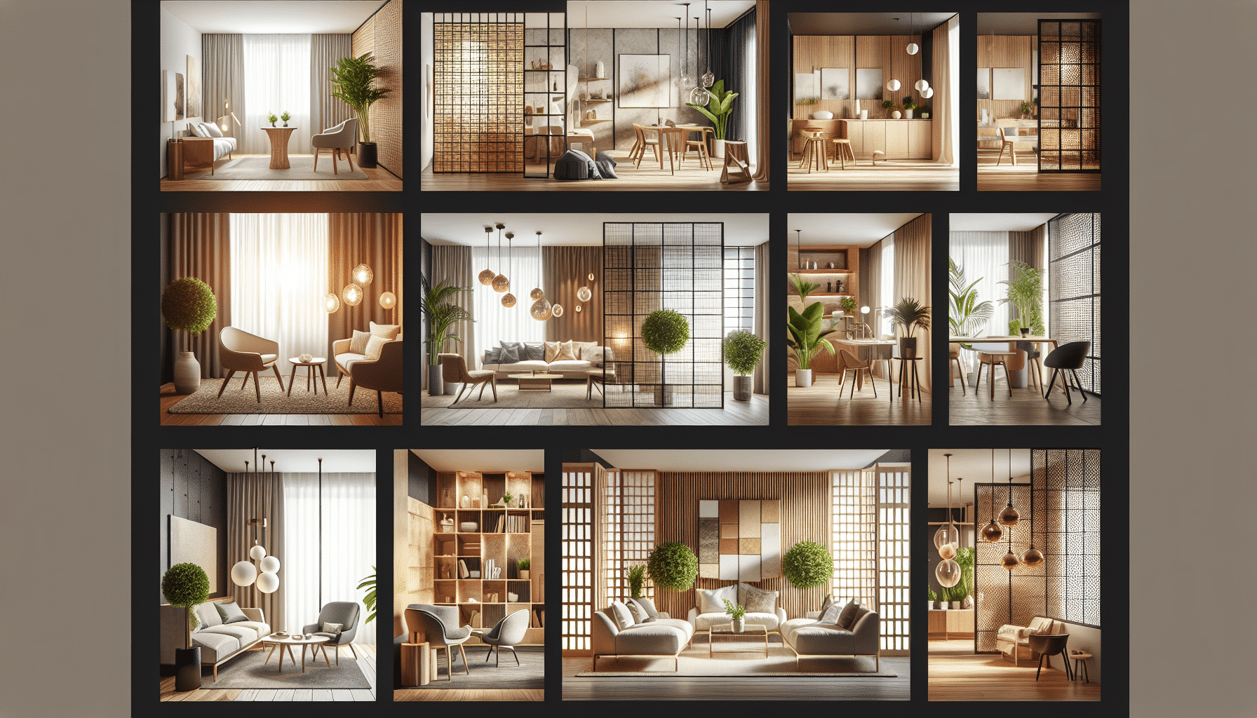 11 Maneras Elegantes de Delimitar Espacios con Estilo