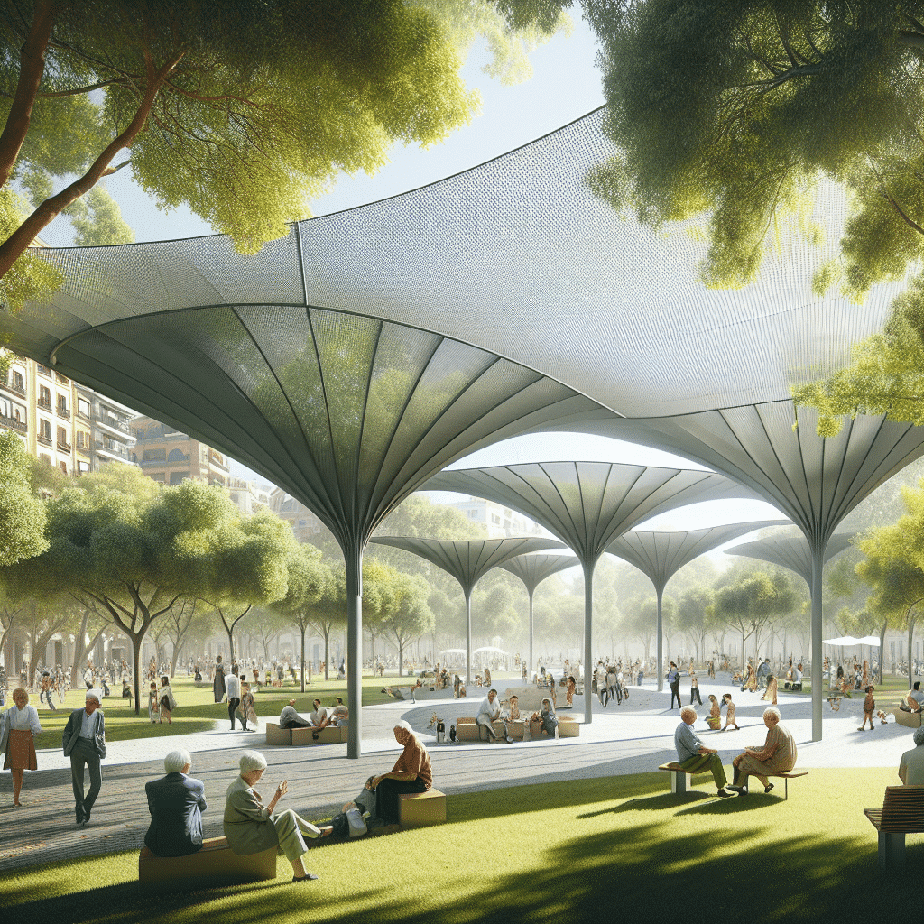 Sevilla Estrena Innovadores Toldos en Sus Parques