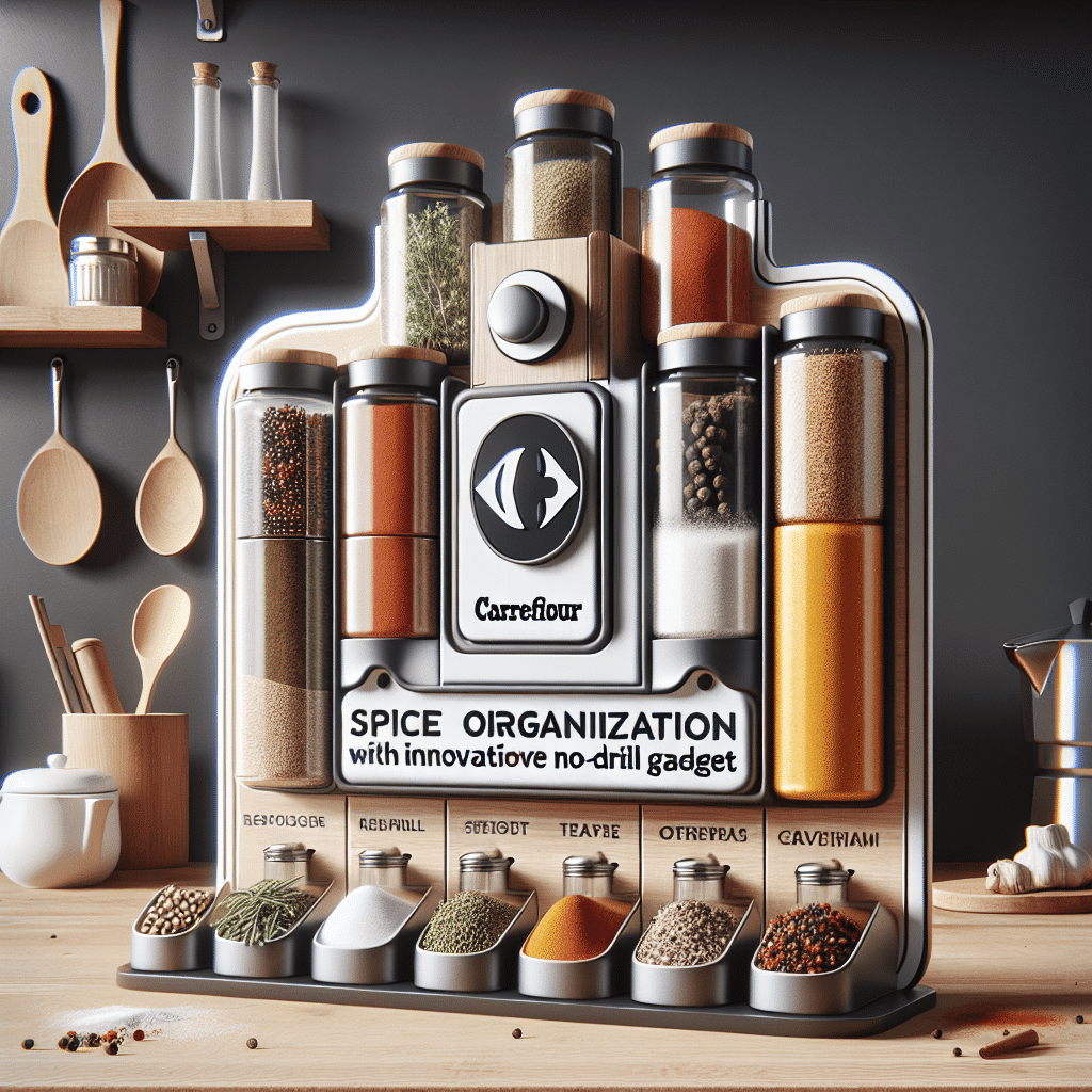 Carrefour Revoluciona la Organización de Especias con Innovador Gadget Sin Taladros