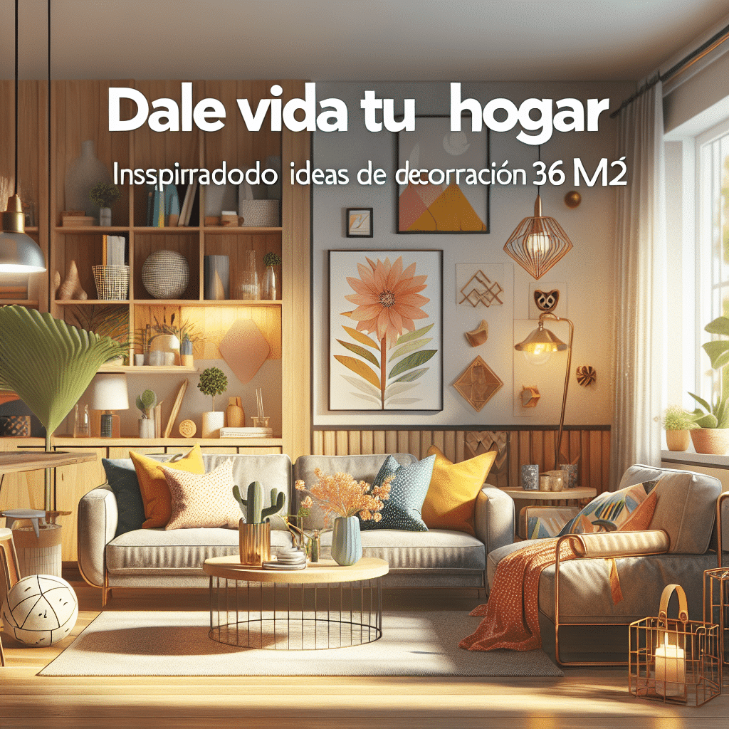 Dale Vida a Tu Hogar: Inspiradoras Ideas de Decoración para 36 m²