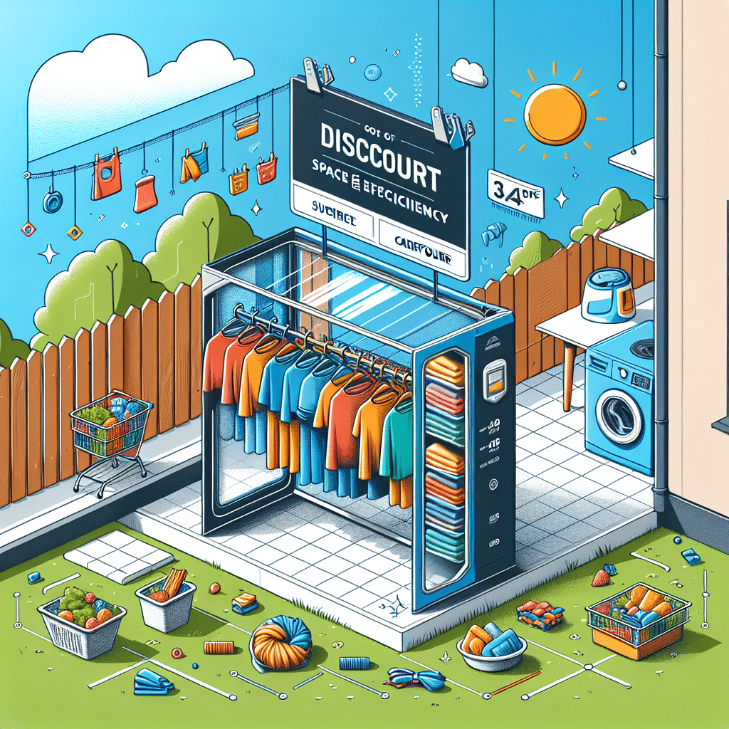 Carrefour Ofrece Descuento en Tendedero de Techo para Optimizar Tu Espacio Exterior