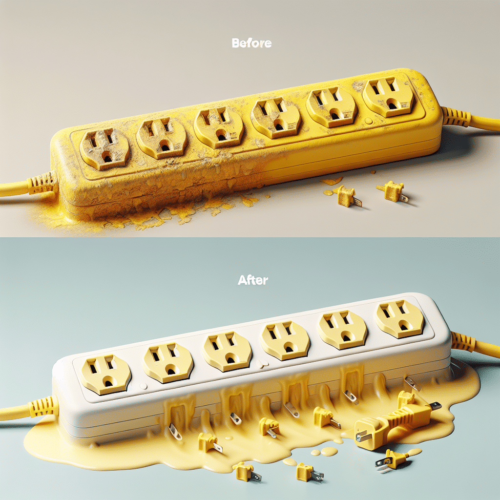 Guía Efectiva para Restaurar Regletas de Enchufes y Objetos Amarillentos