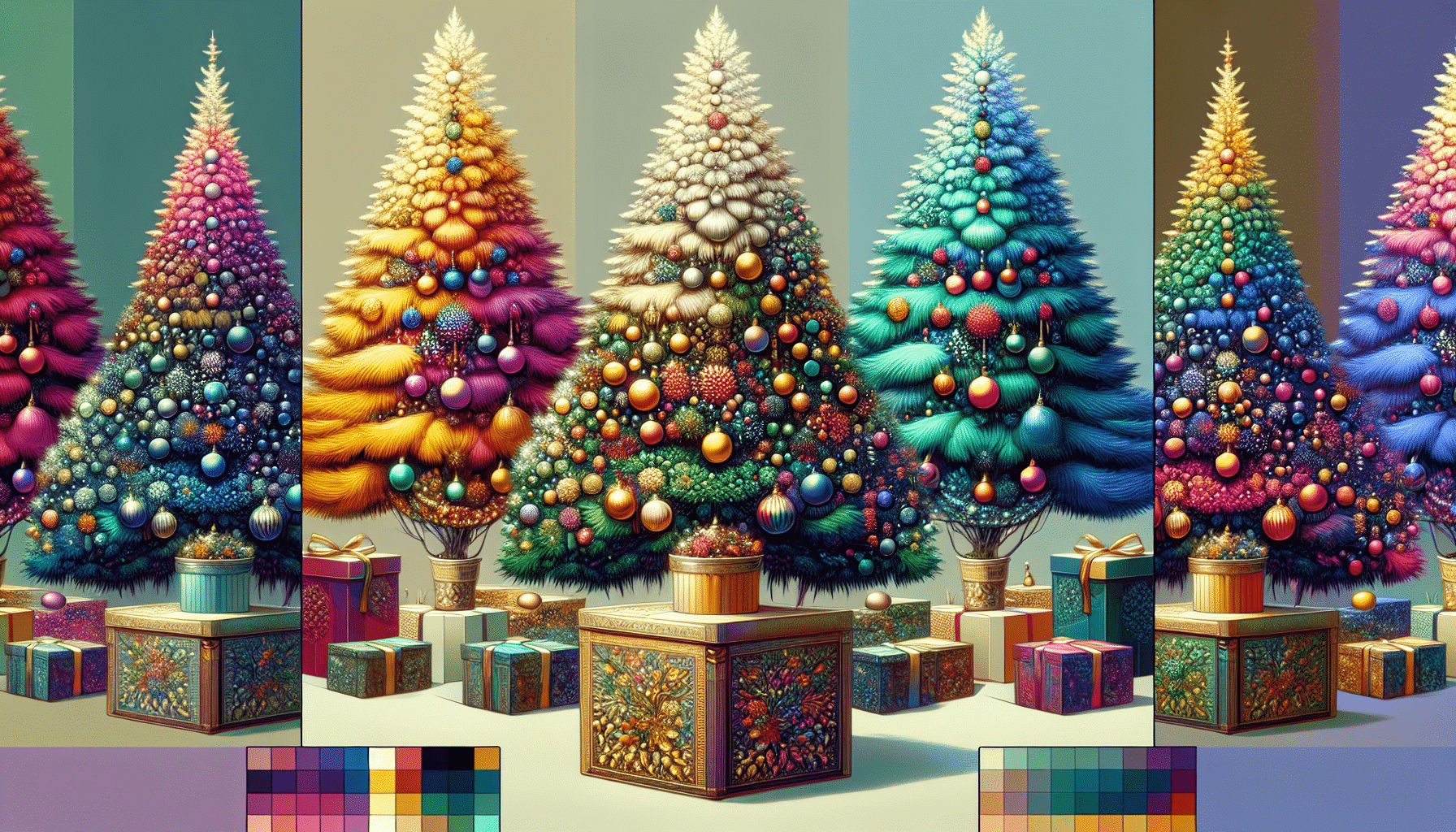 Despedida al Verde: La Sofisticada Moda de Árboles Navideños para 2024