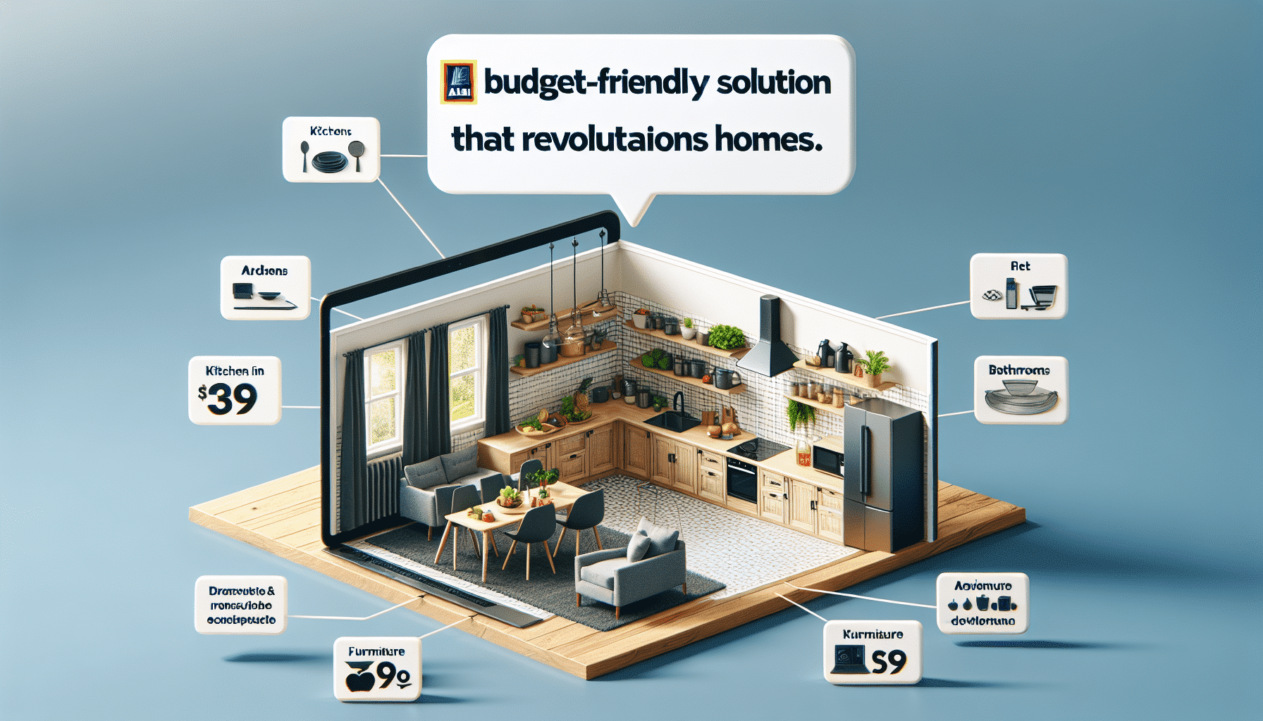 Aldi Innova con una Solución Asequible para Renovar el Hogar: Cocina, Baños y Muebles al Alcance de Todos