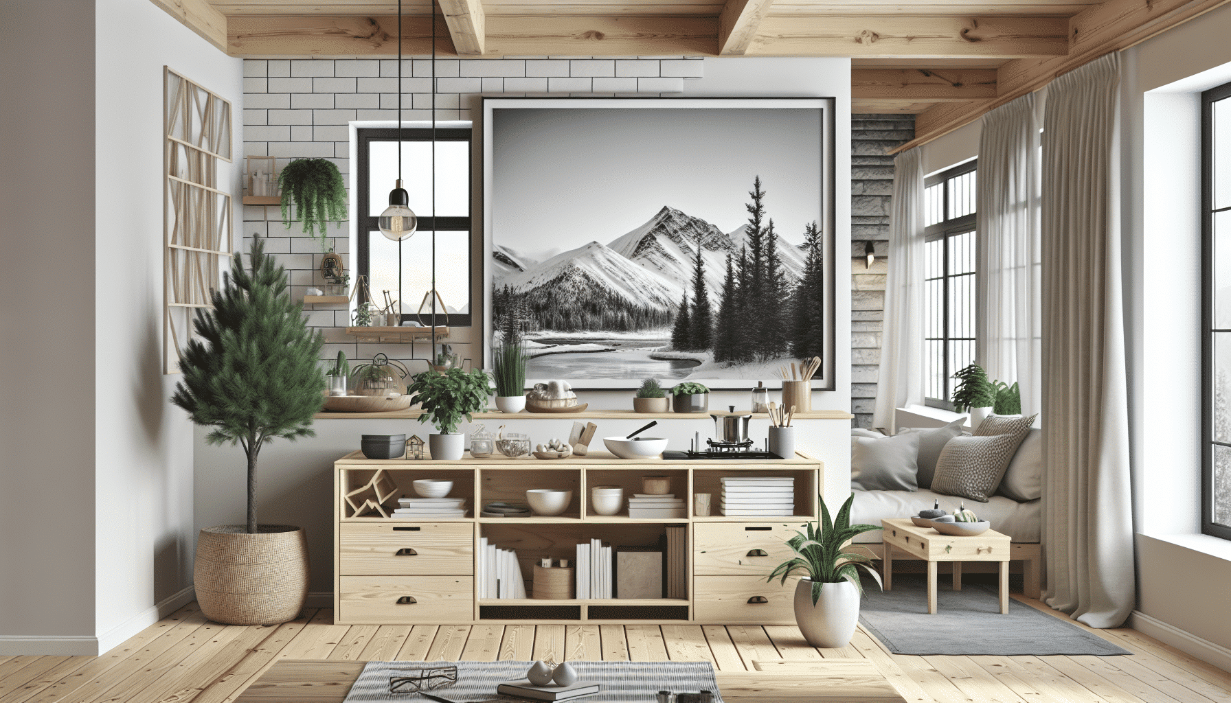 Espacio Nórdico: Potencia Tu Hogar con una Distribución Abierta Innovadora