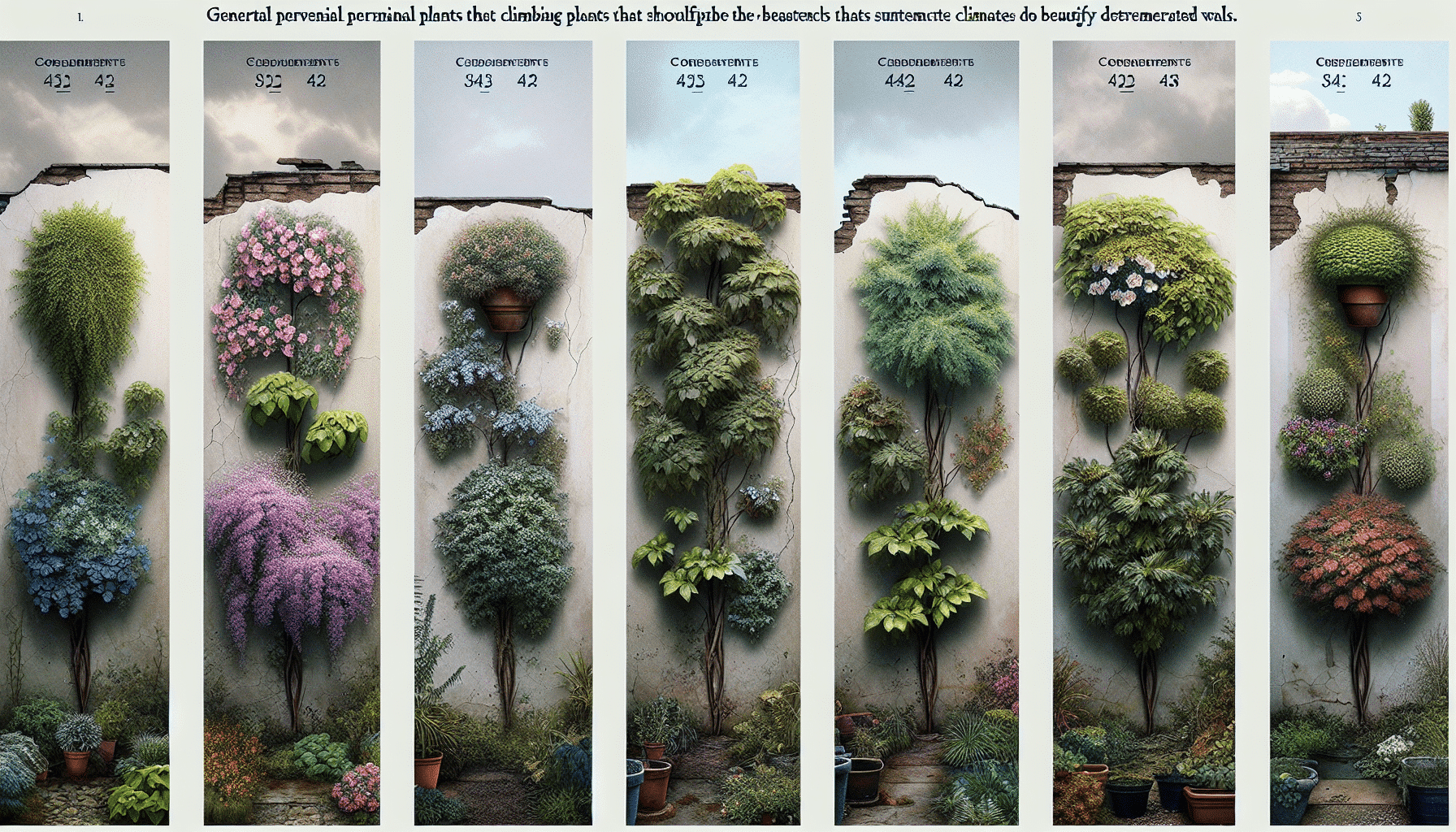 Cinco Plantas Trepadoras Resilientes para Transformar Paredes Desgastadas en Climas Extremos