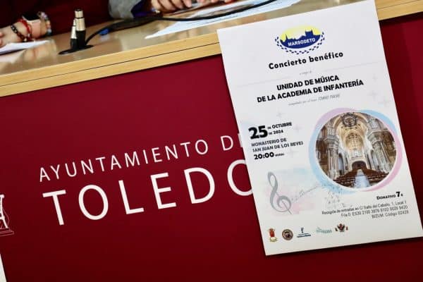 Concierto Solidario de la Unidad de Música de la Academia de Infantería en el Monasterio de San Juan de los Reyes