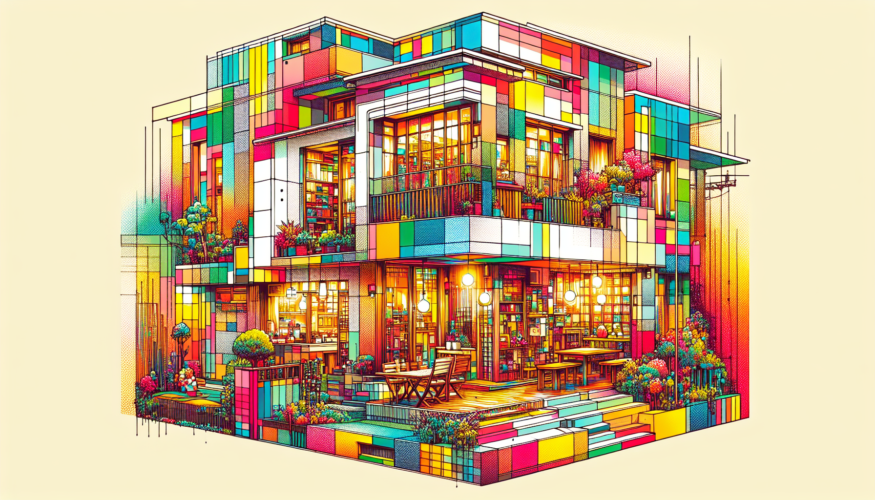 Un Hogar de 42 m² que Desborda Color y Singularidad en Cada Rincón