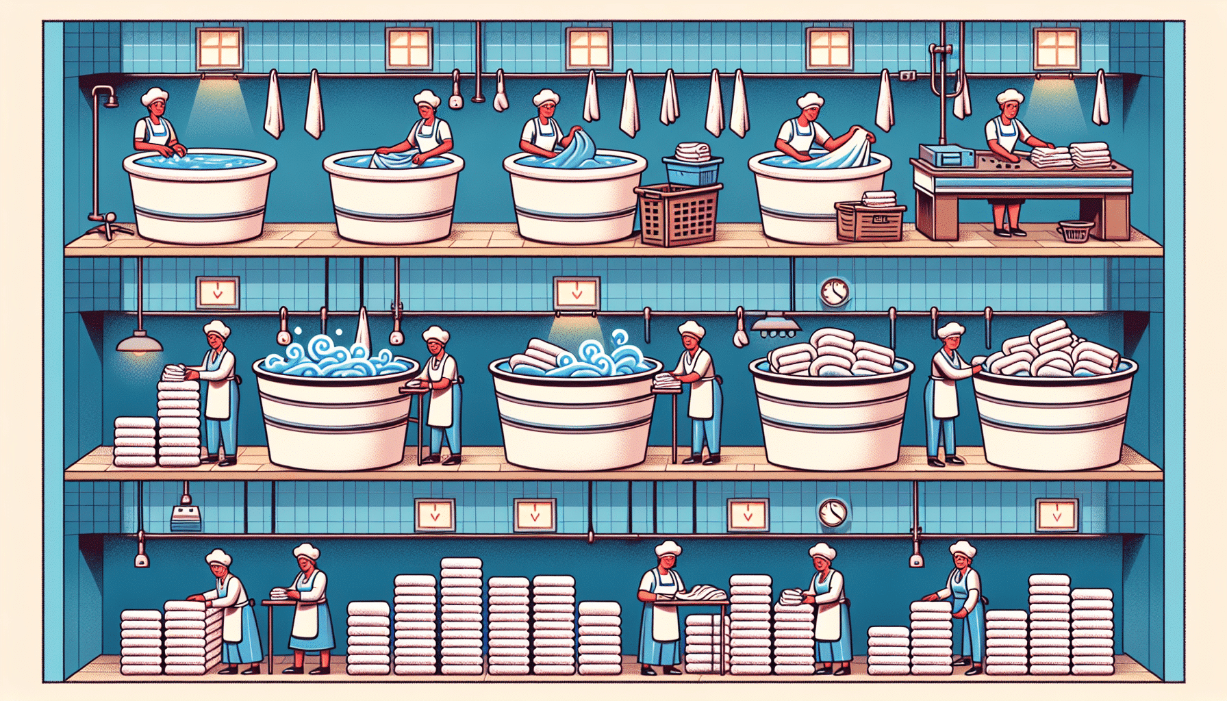 Cómo los Hoteles Logran Toallas Blancas Perfectamente Impecables