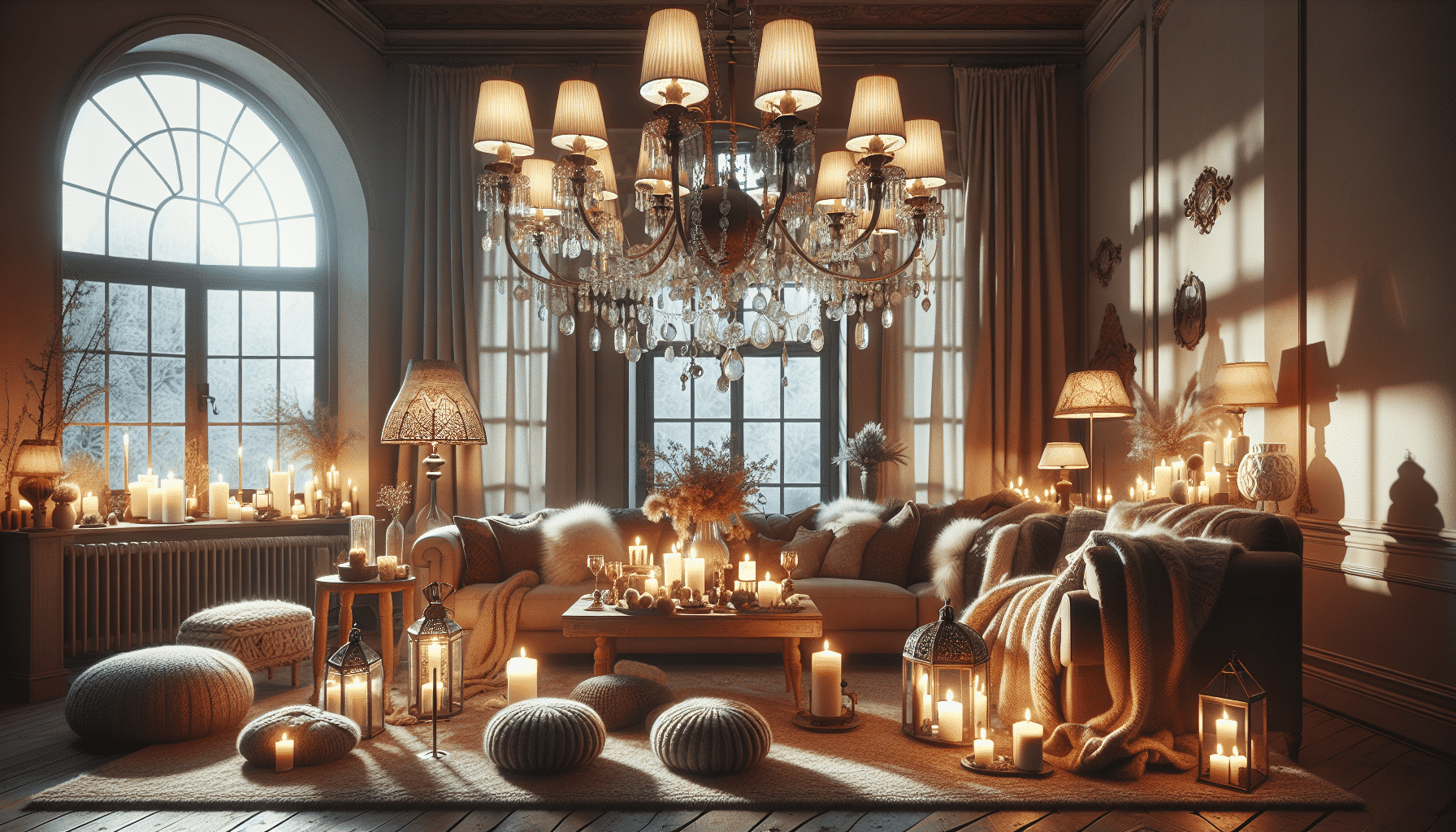 Invierno Hygge: Transforma Tu Salón en un Refugio Acogedor con 7 Lámparas y Candelabros