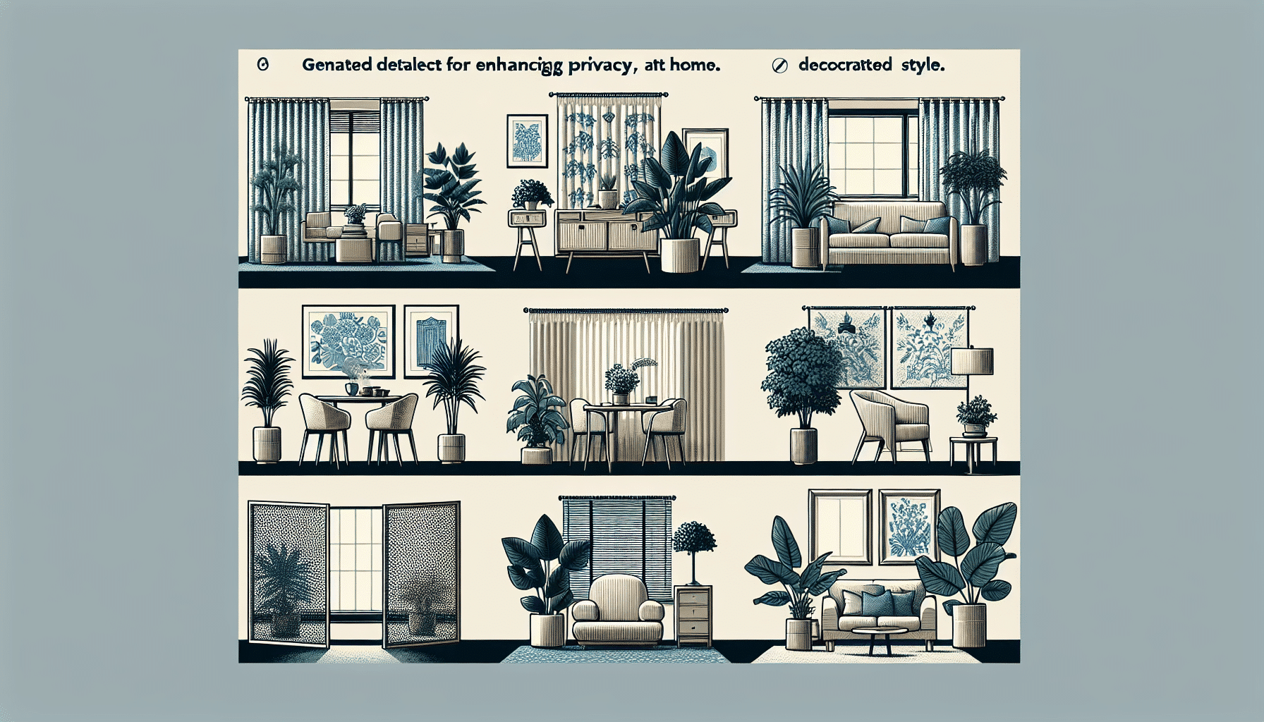 Estrategias de Diseño Elegante para Aumentar la Privacidad en el Hogar