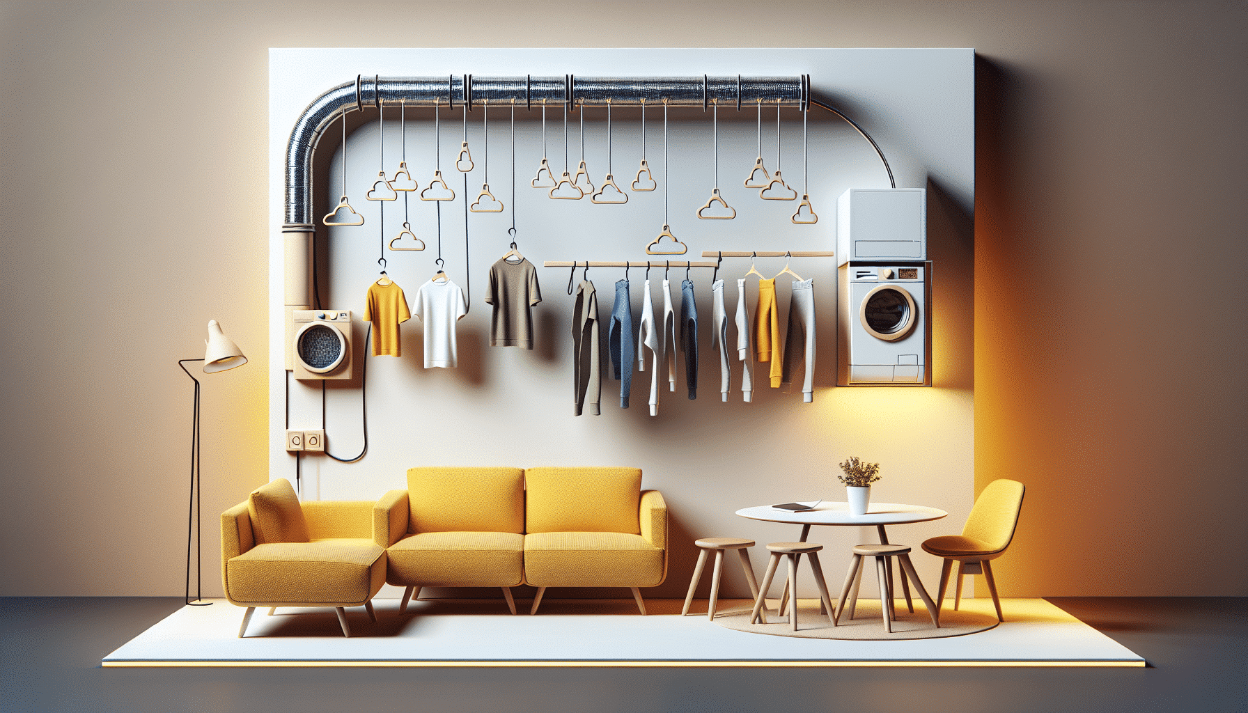 Revolucionario Método Para Secar Ropa en Interiores sin Sacrificar Espacio en Hogares Compactos