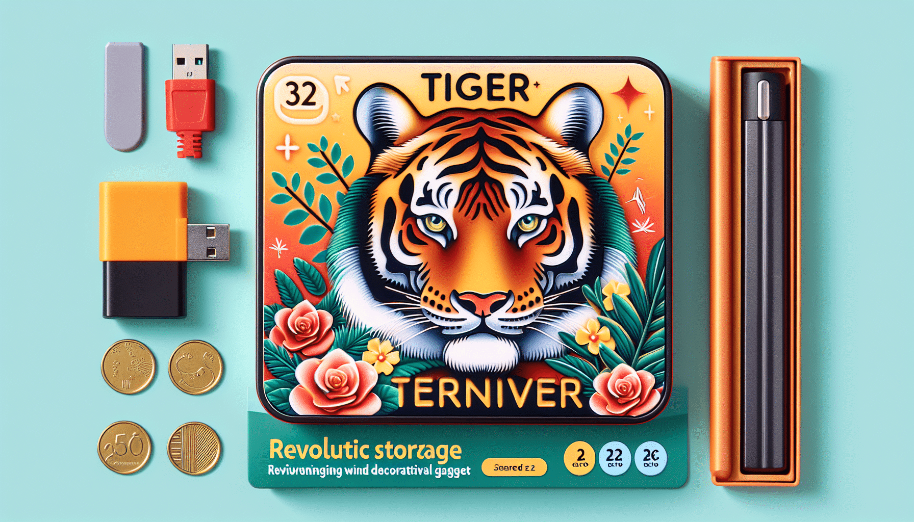 Tiger Lanza Innovador Gadget de Almacenamiento: Económico y Estilizado por Solo 2 Euros